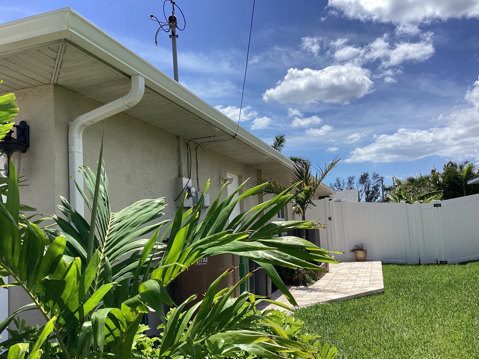 Soffit and Fascia Installation using Vinyl Soffit by Gutter Professors
