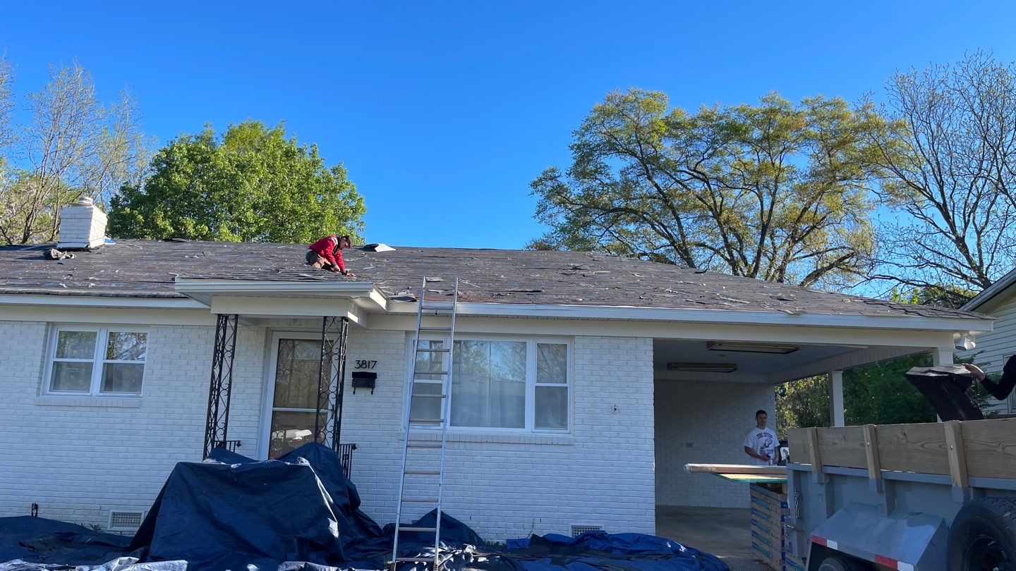 Roof replacement and interior repair by hail damage by Just Brilliant Restoration JBR