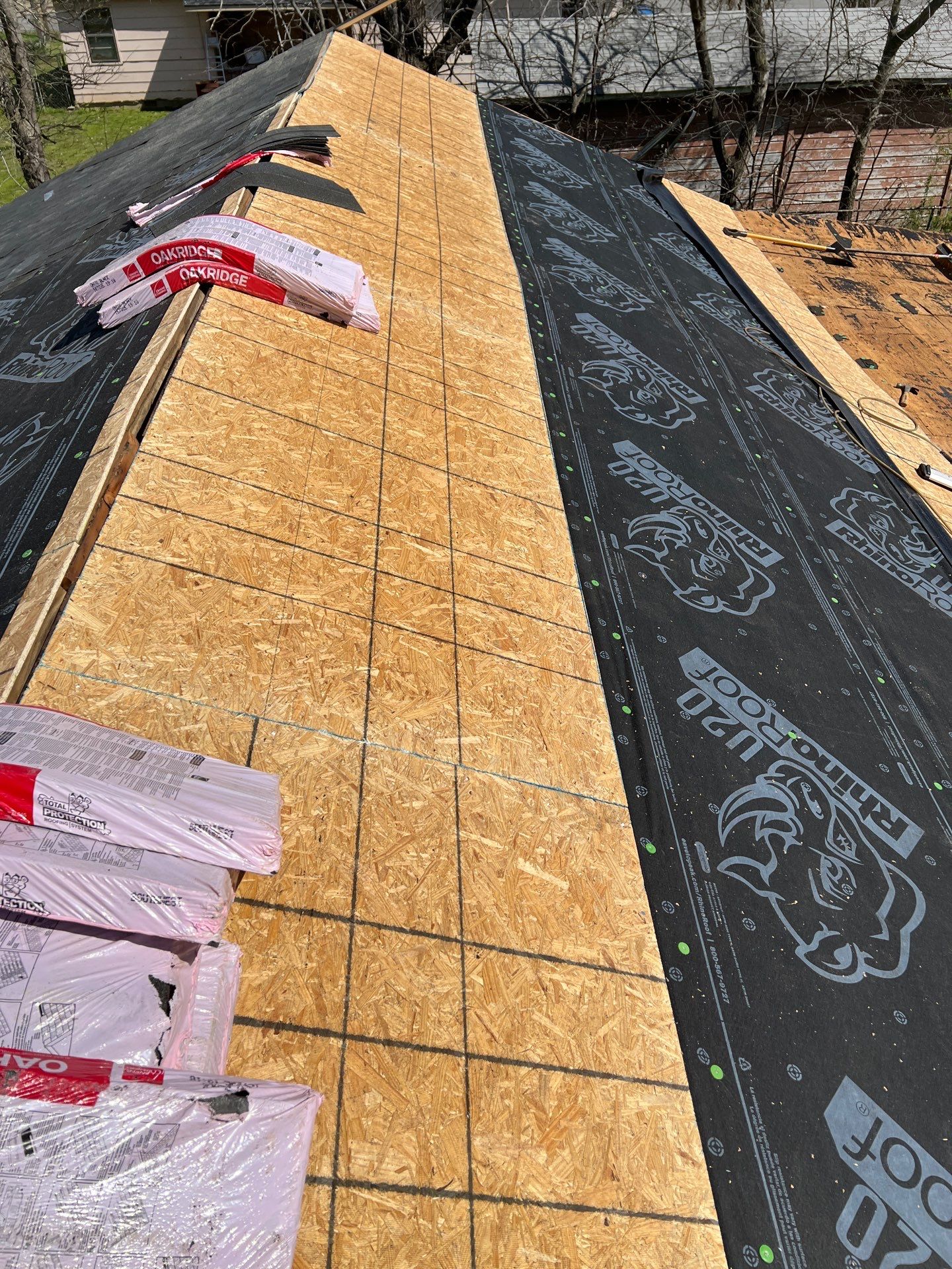 New Roof & Decking Brought to Code. by In & Out Construction & Remodeling, LLC