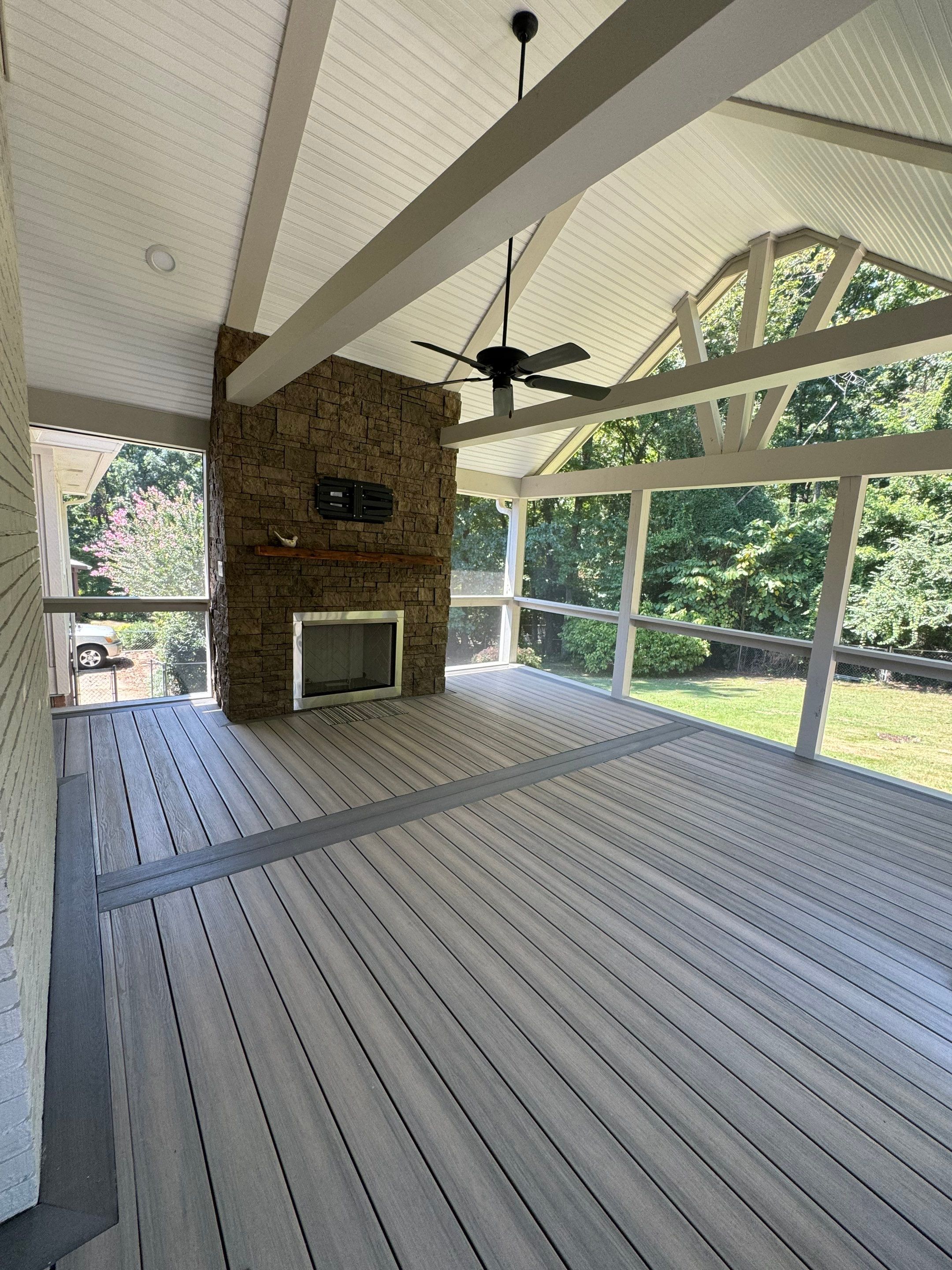Burntleaf - Screen Porch by Pillar and Pine