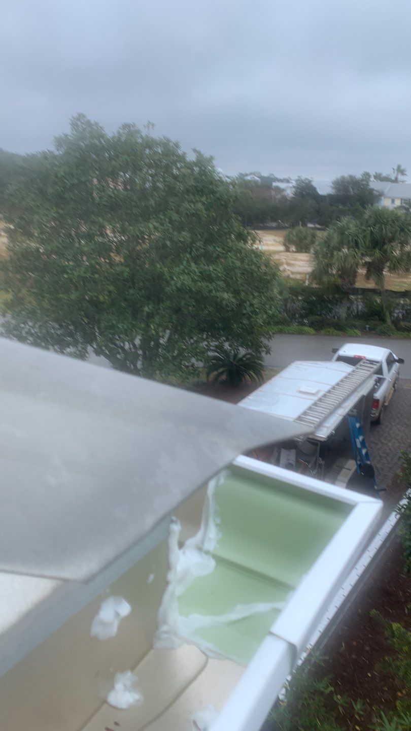 Seamless Gutter Installation Using White K-Style Gutters by Gutter Professors