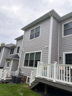 Gutter Cleaning in Florham Park, NJ — Gallo Bros job photo
