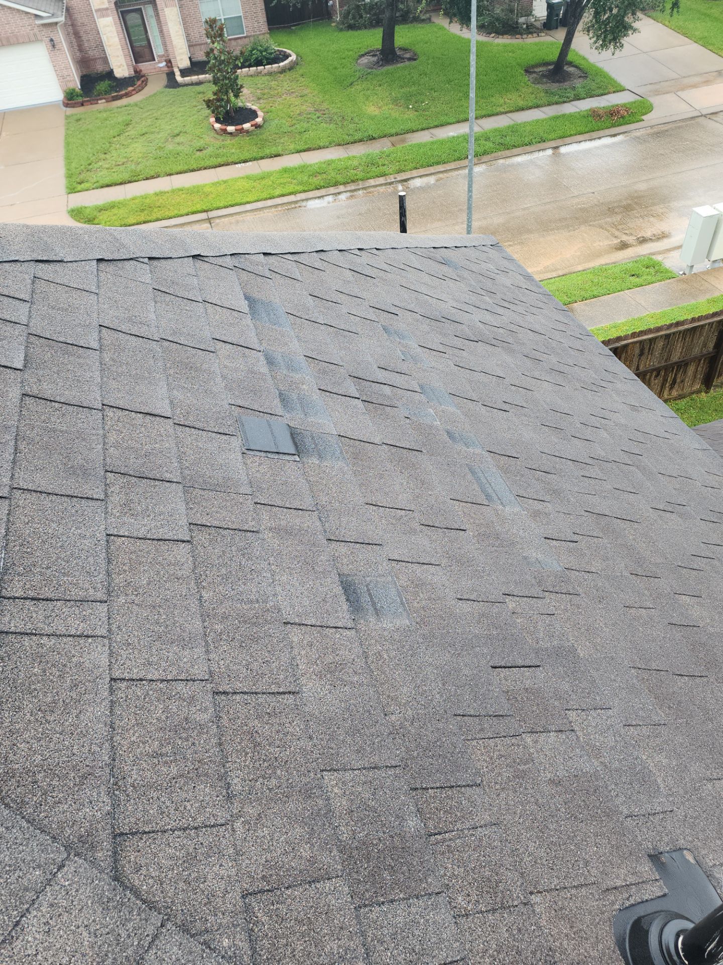 Hail Damage using Owen's Corning Duration (Lifetime) Shingles by Roof Repair Company