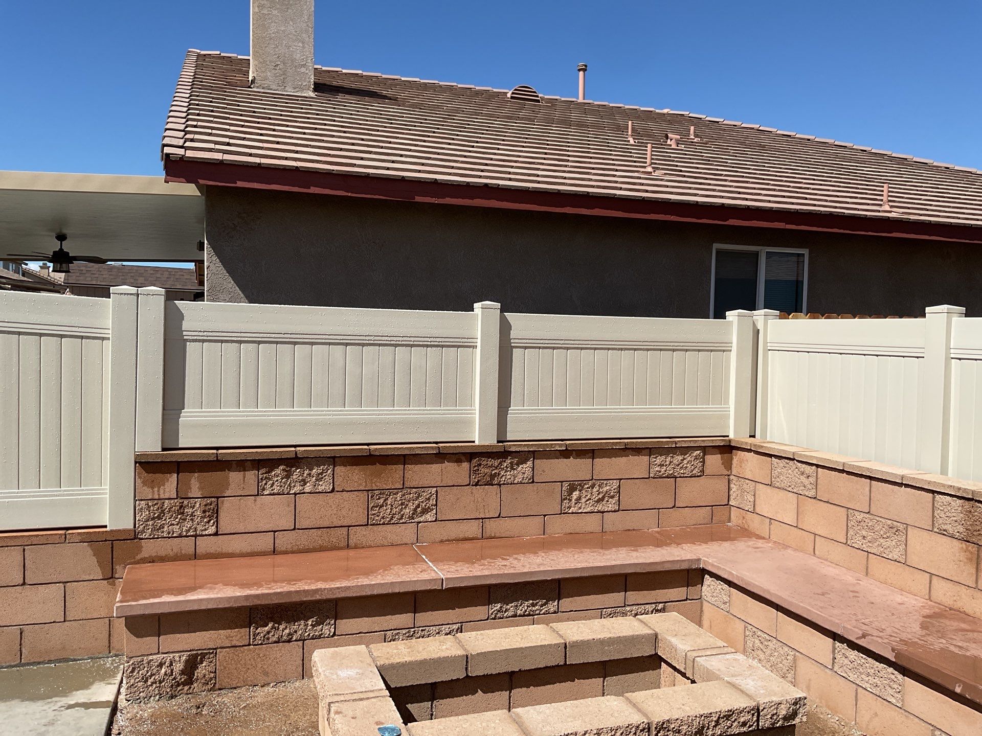 Fence Installation using Vinyl by Fence Guys Inc. 