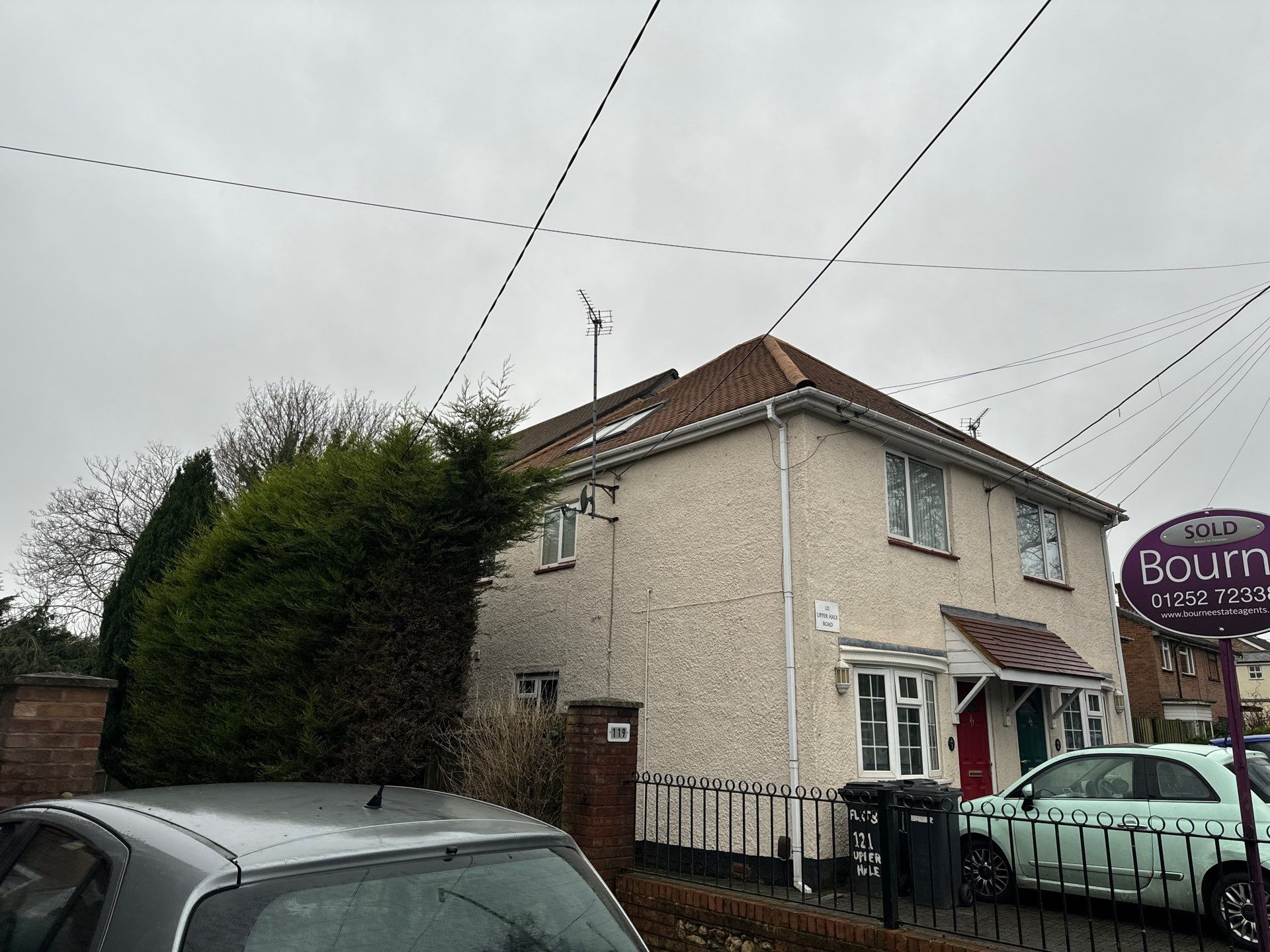 Commercial Roof Clean -Block Of Flats using Honda 15lpm Low Pressure Washing Machine by Ges Exterior Cleaning ltd