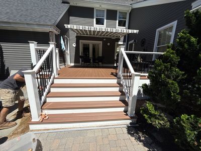 Custom TimberTech Composite Deck Replacement in Newburyport, MA