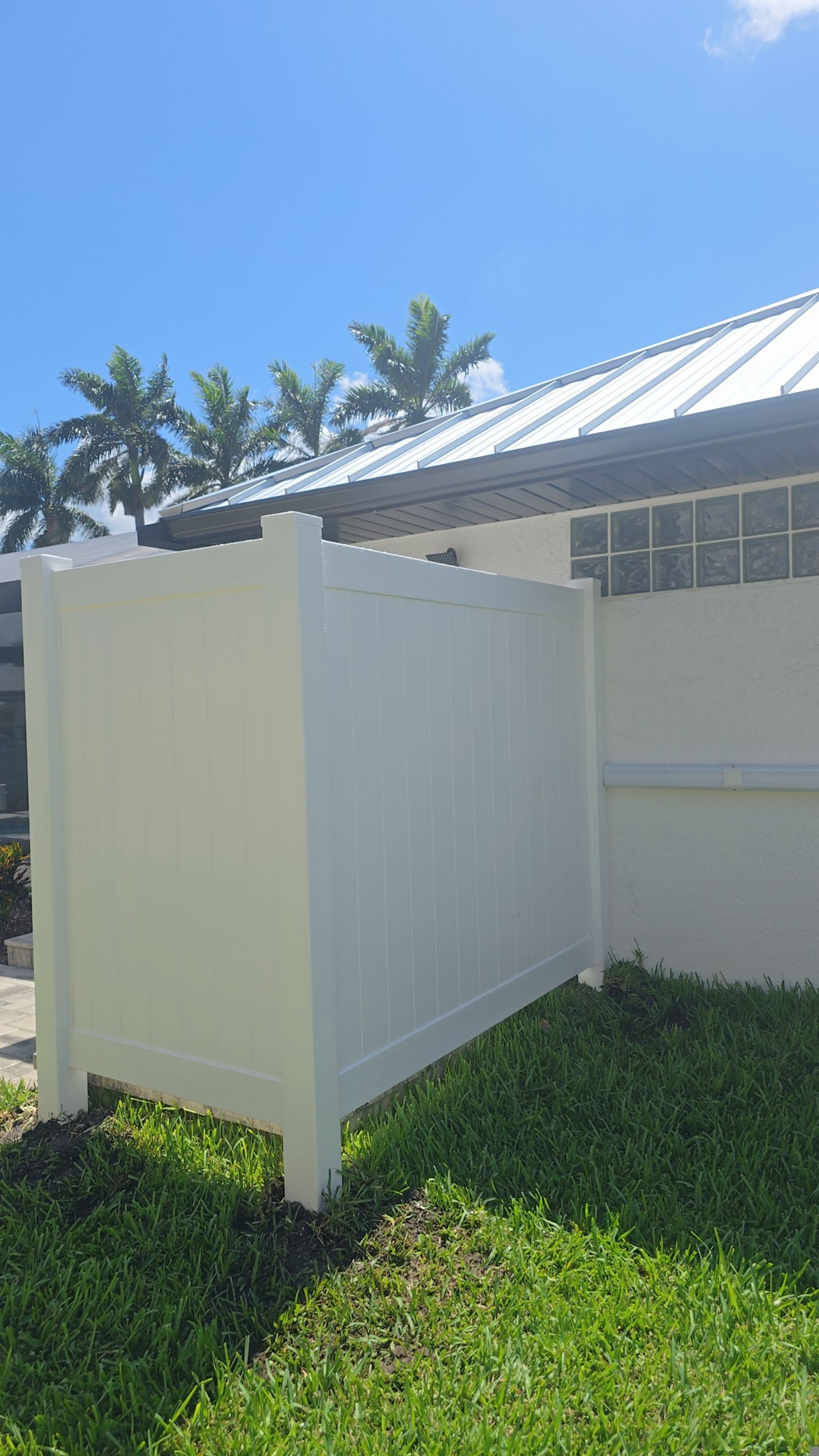 Pool Shower Enclosure in Cape Coral by True Fence LLC