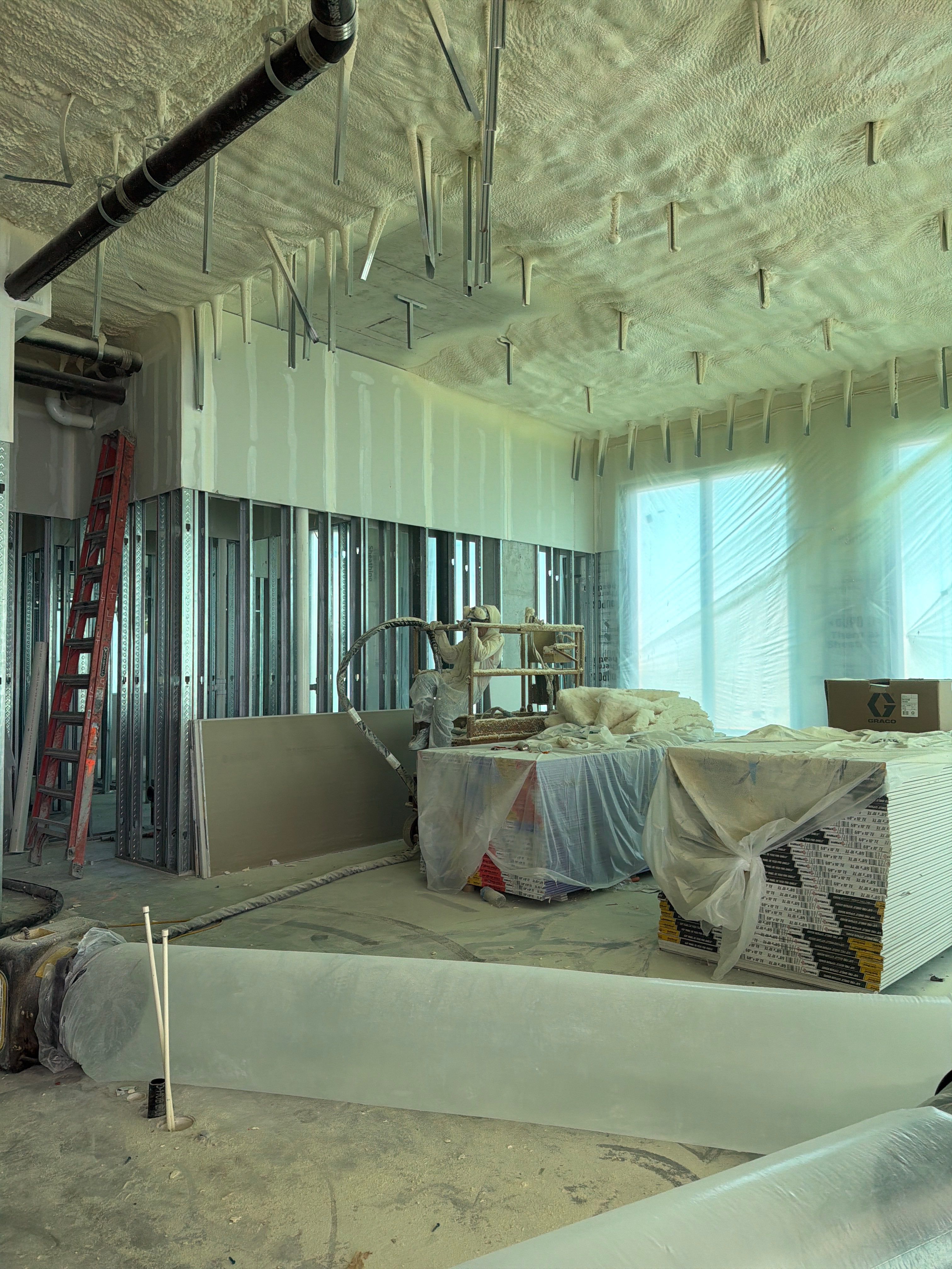 High-Rise Commercial Interior Build-Out at The Edge in Sarasota by GA Foam Solutions, Inc.