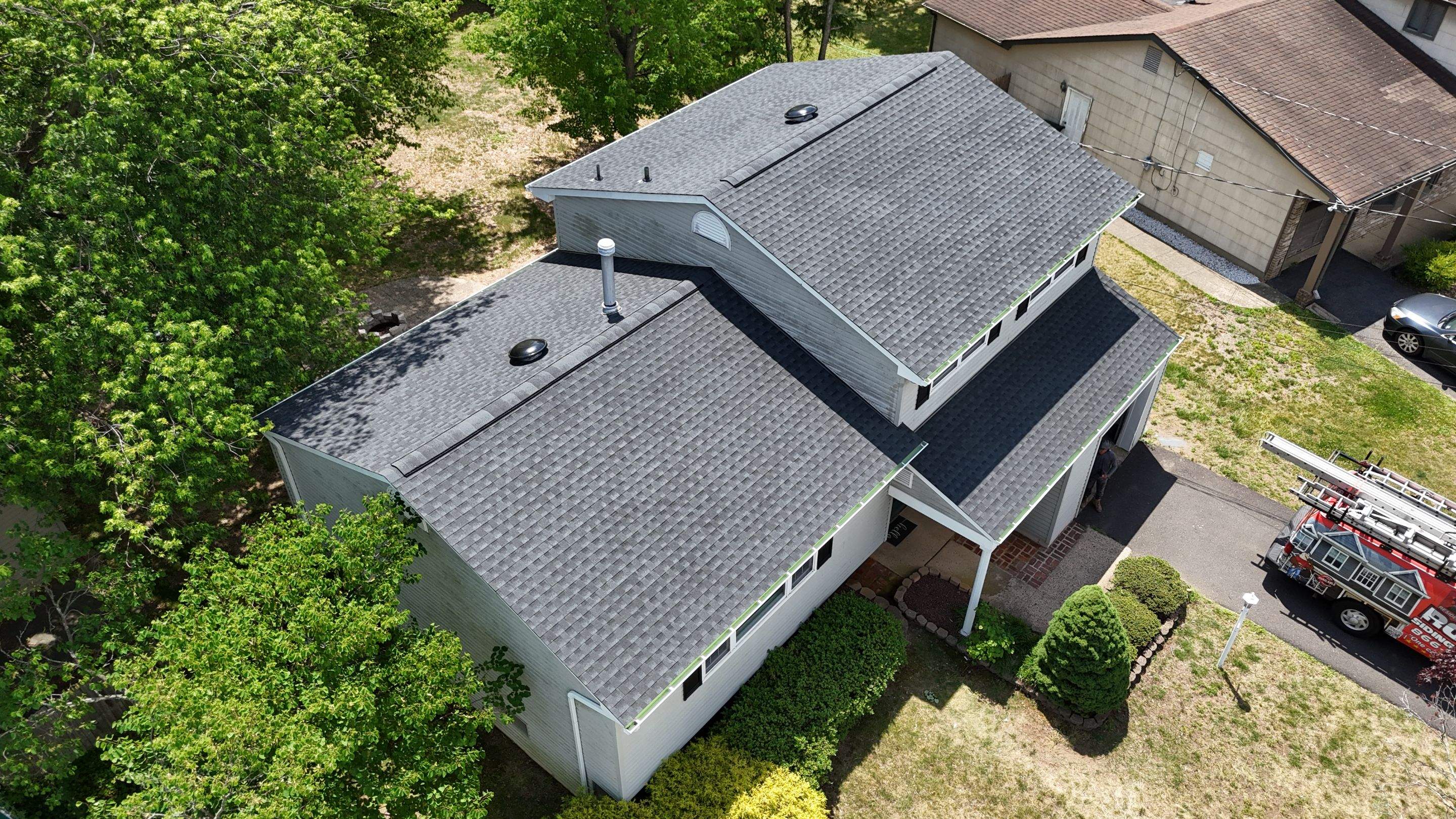 Roof and Gutter Project in Hazlet, NJ by All State Home Improvement Inc.