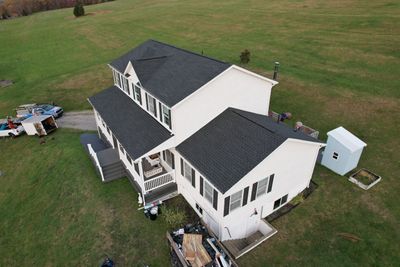 Residential Roofing Installation using GAF Timberline HDZ Charcoal