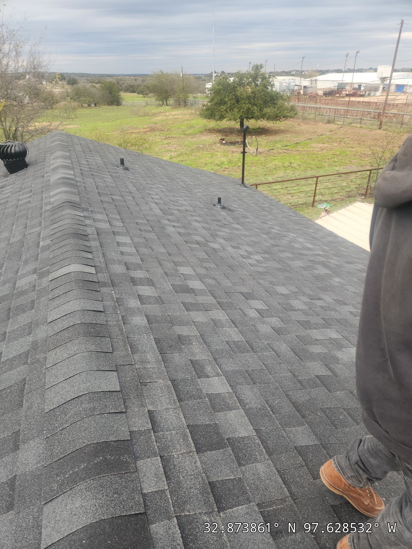 Project in Weatherford by Lonestar Roofing and Restoration LLC.
