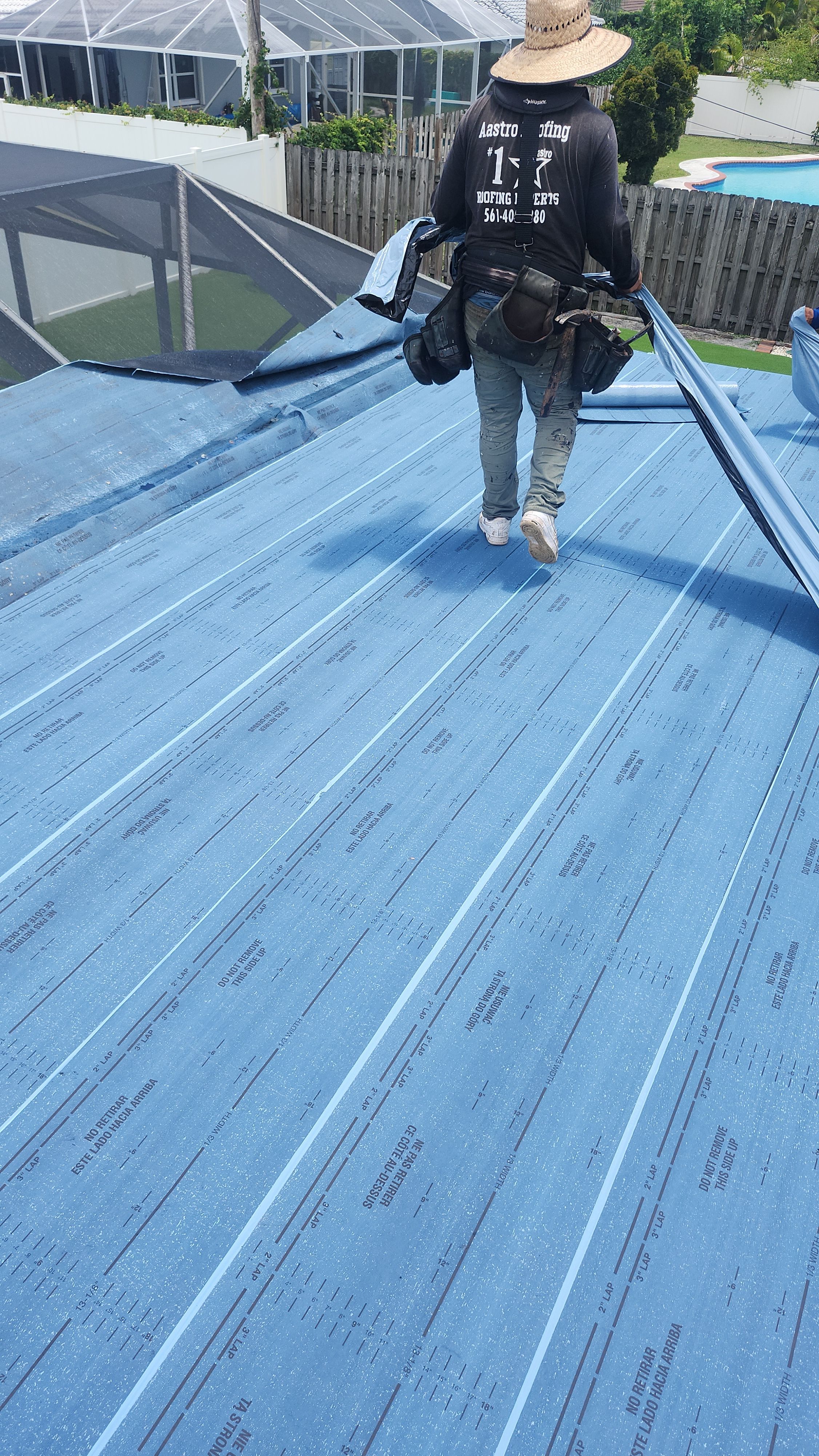 Flat Roof Replacement and Decking Repair in Boca Raton by Aastro Roofing
