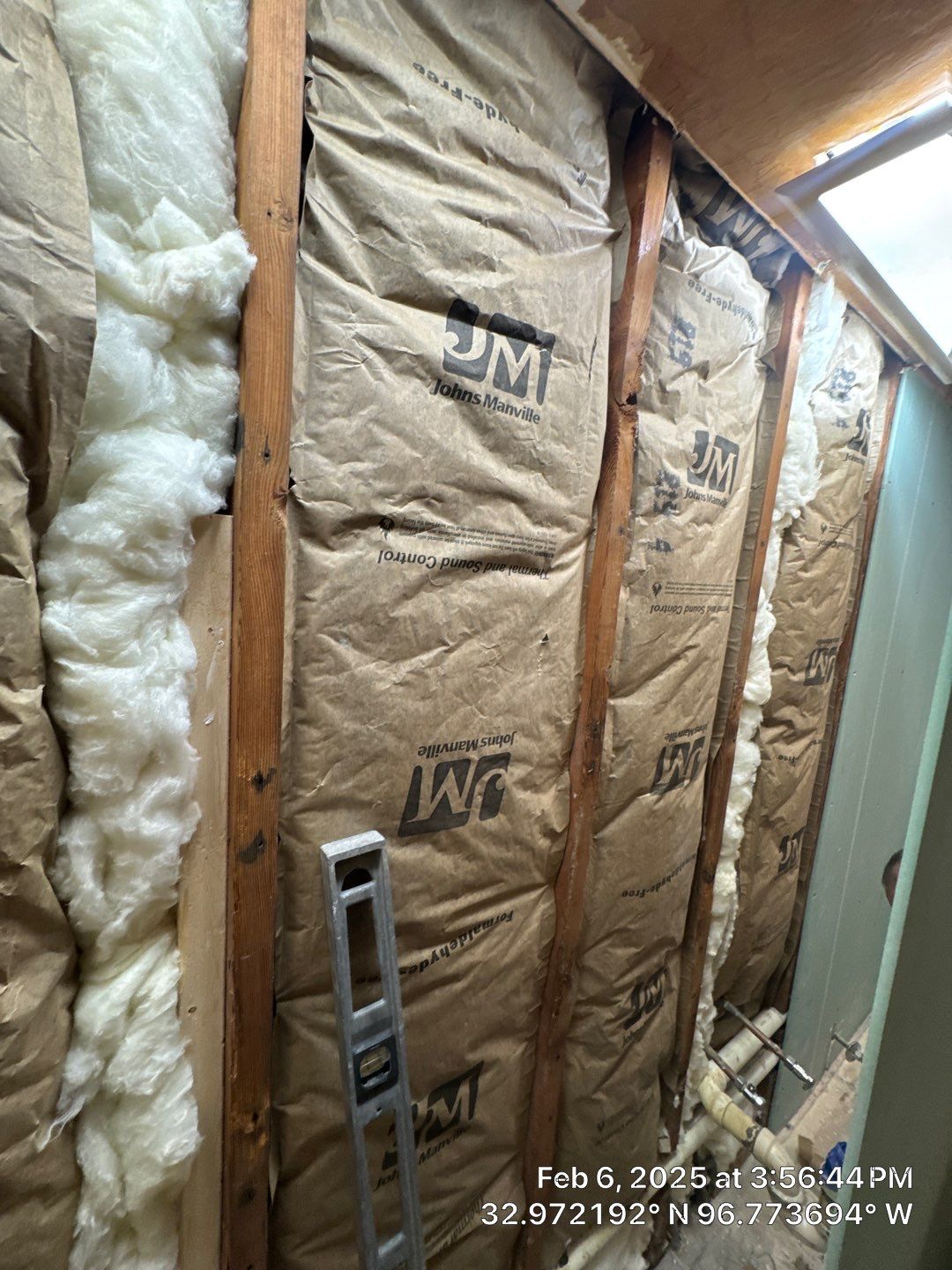 Reconstruction of bathroom after mold remediation by SLM General Contractors & Roofing