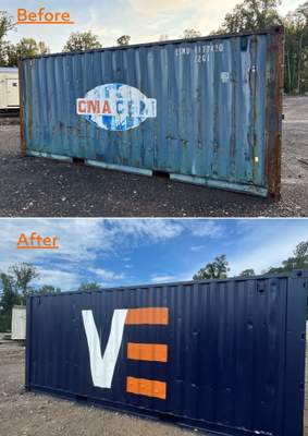 Construction Crate Painting Design