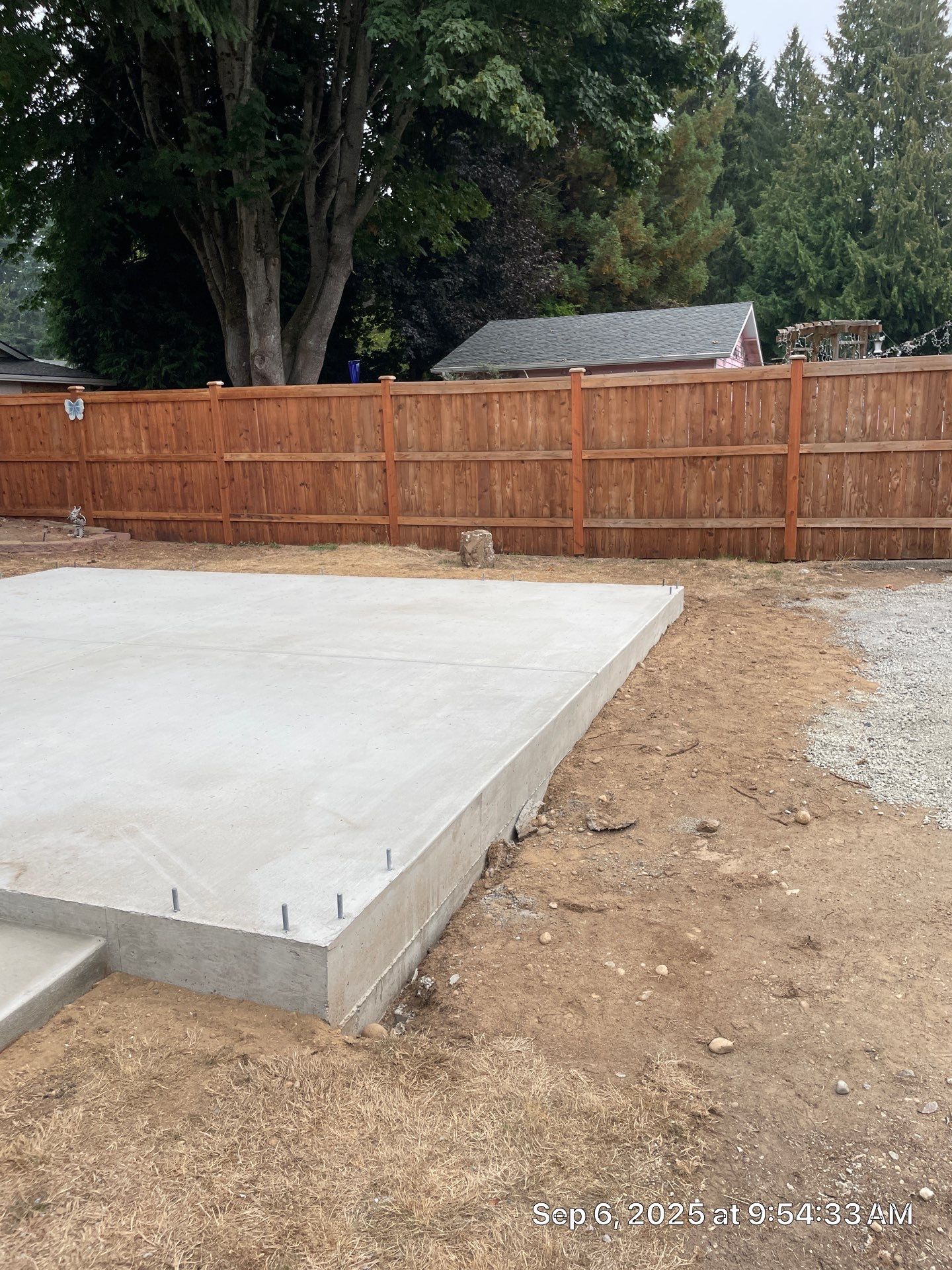 Backyard Concrete Slab Installation | Everett  by Jireh Asphalt & Concrete Inc 