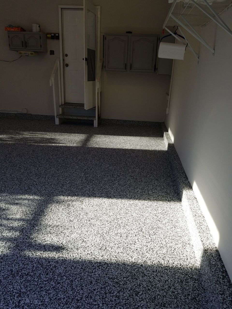 Garage Floor in Domino by Spectrum Painting, LLC