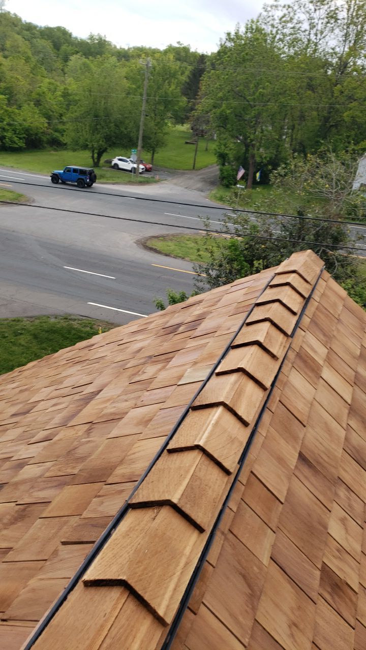 Gainesville Historic Structure: Western Red Cedar #1 Perfection G&R CCA Cedar Shakes by RM Banning, Inc.