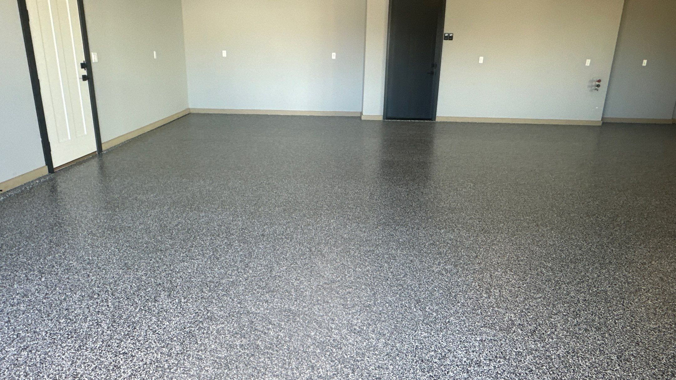 Check out how much a difference a new flake floor can make  by Banner Garage