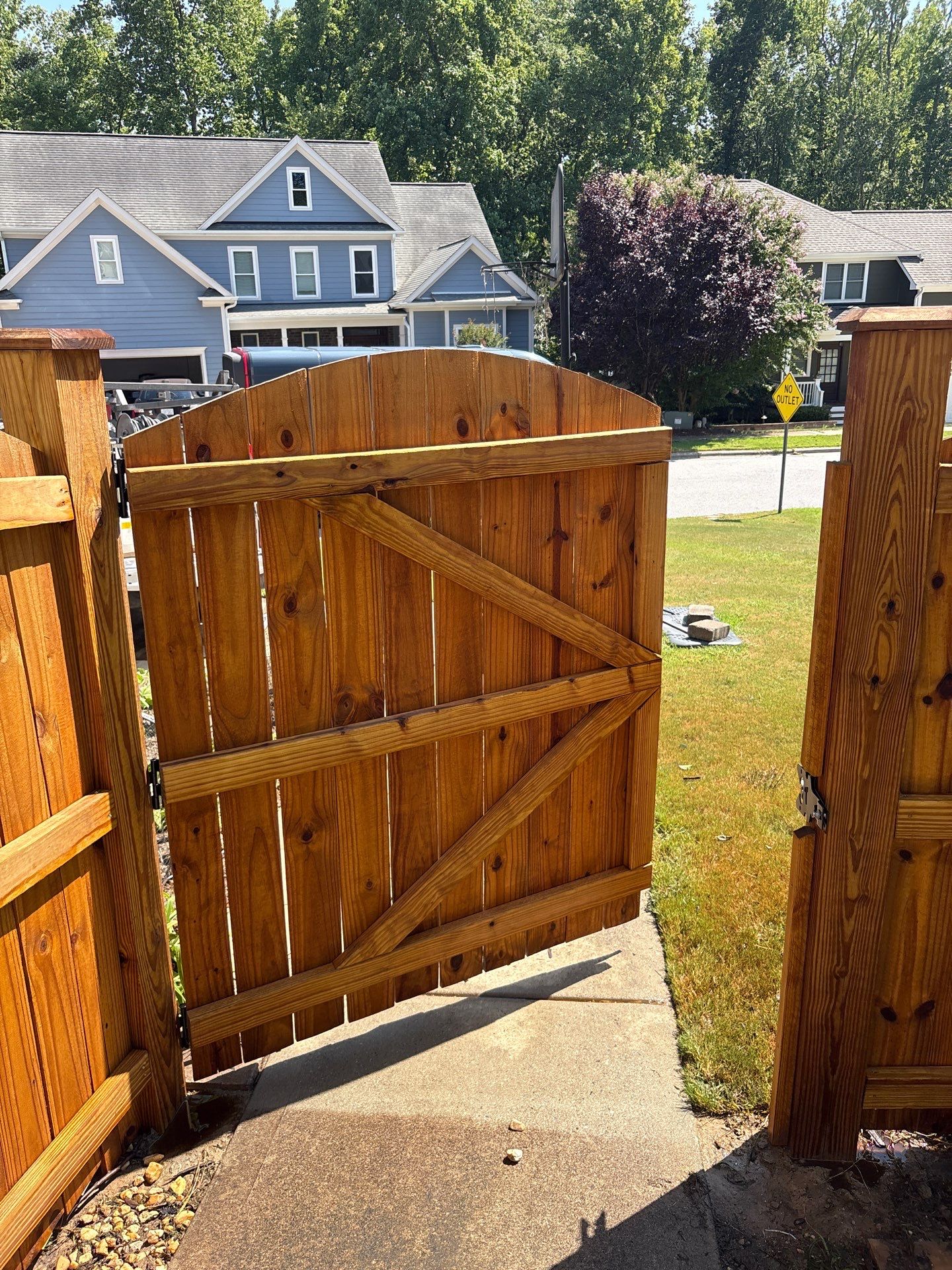 Fence using Wood Sealant by DuraSeal