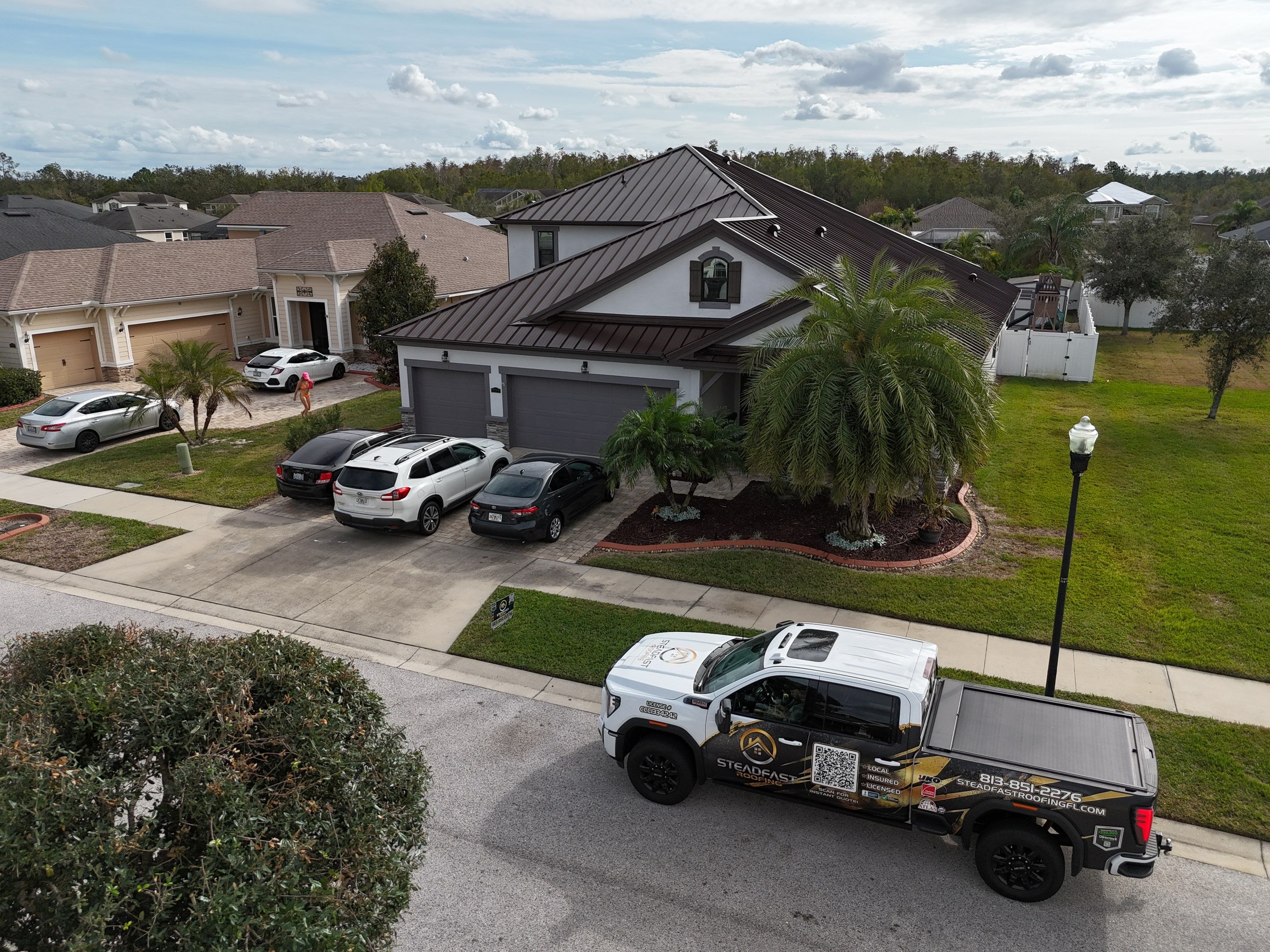 Roof Replacement in Riverview Fl. by Steadfast Roofing 