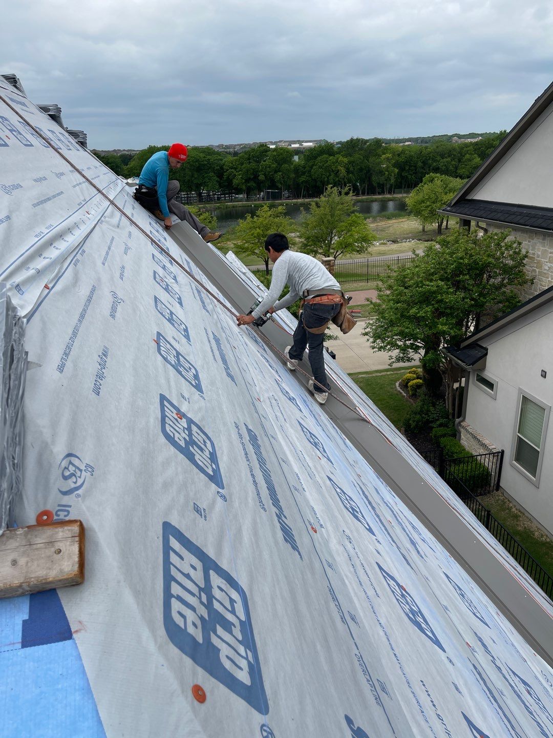 Roof Replacement using Davinci Bell Slate Shingles by Elite Roofing LLC