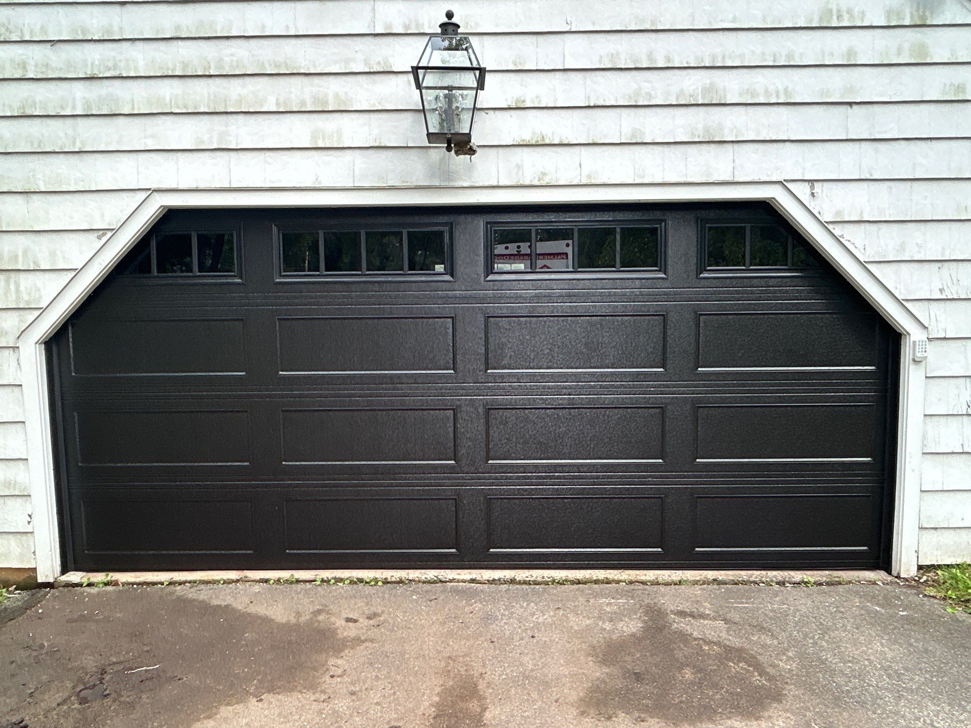 Modern Garage Door Upgrade with Amarr Olympus by DiGiorgi Roofing and Siding Inc