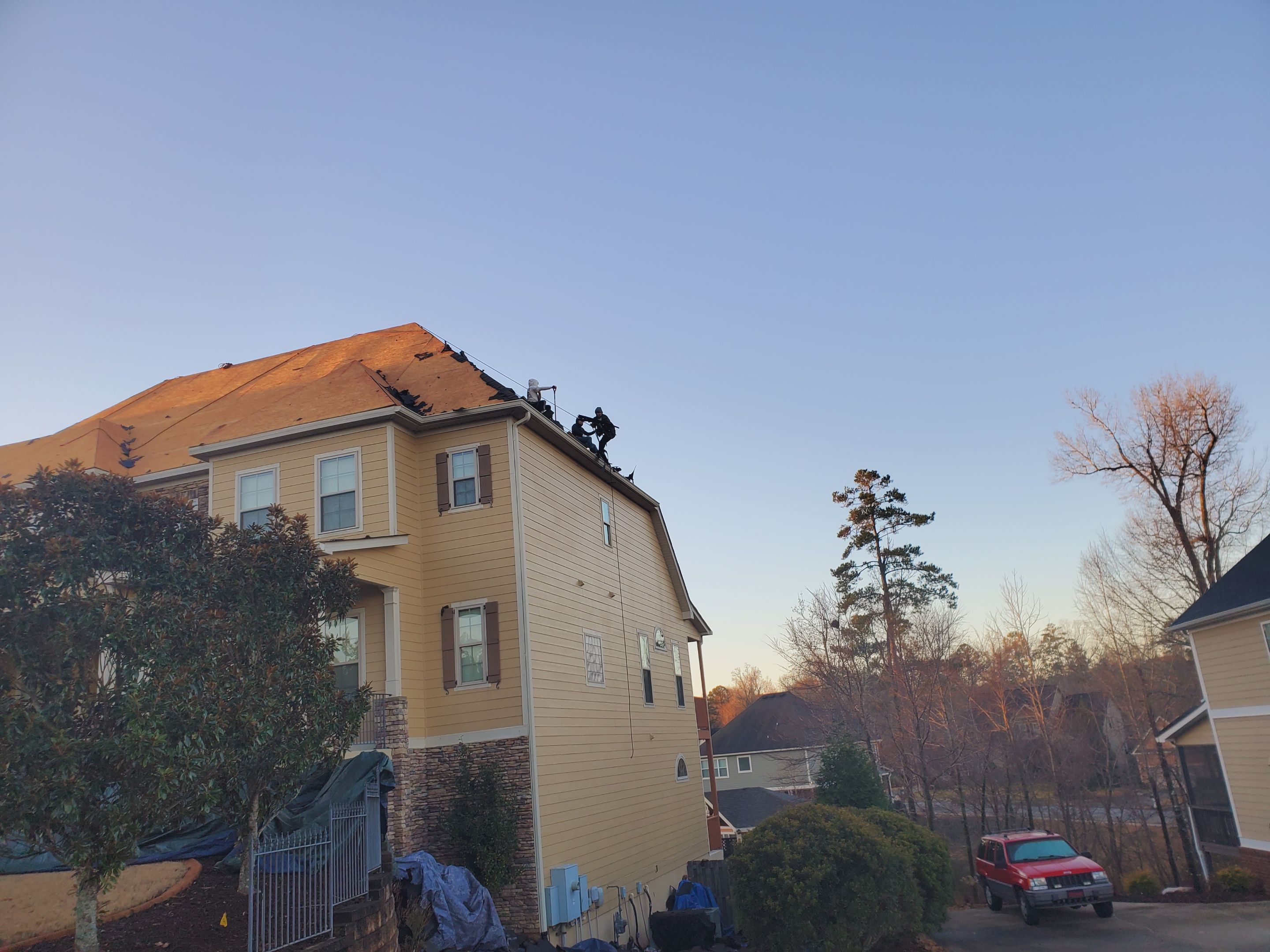 Residential Roofing Installation using Owens Corning by Inspector Roofing and Restoration