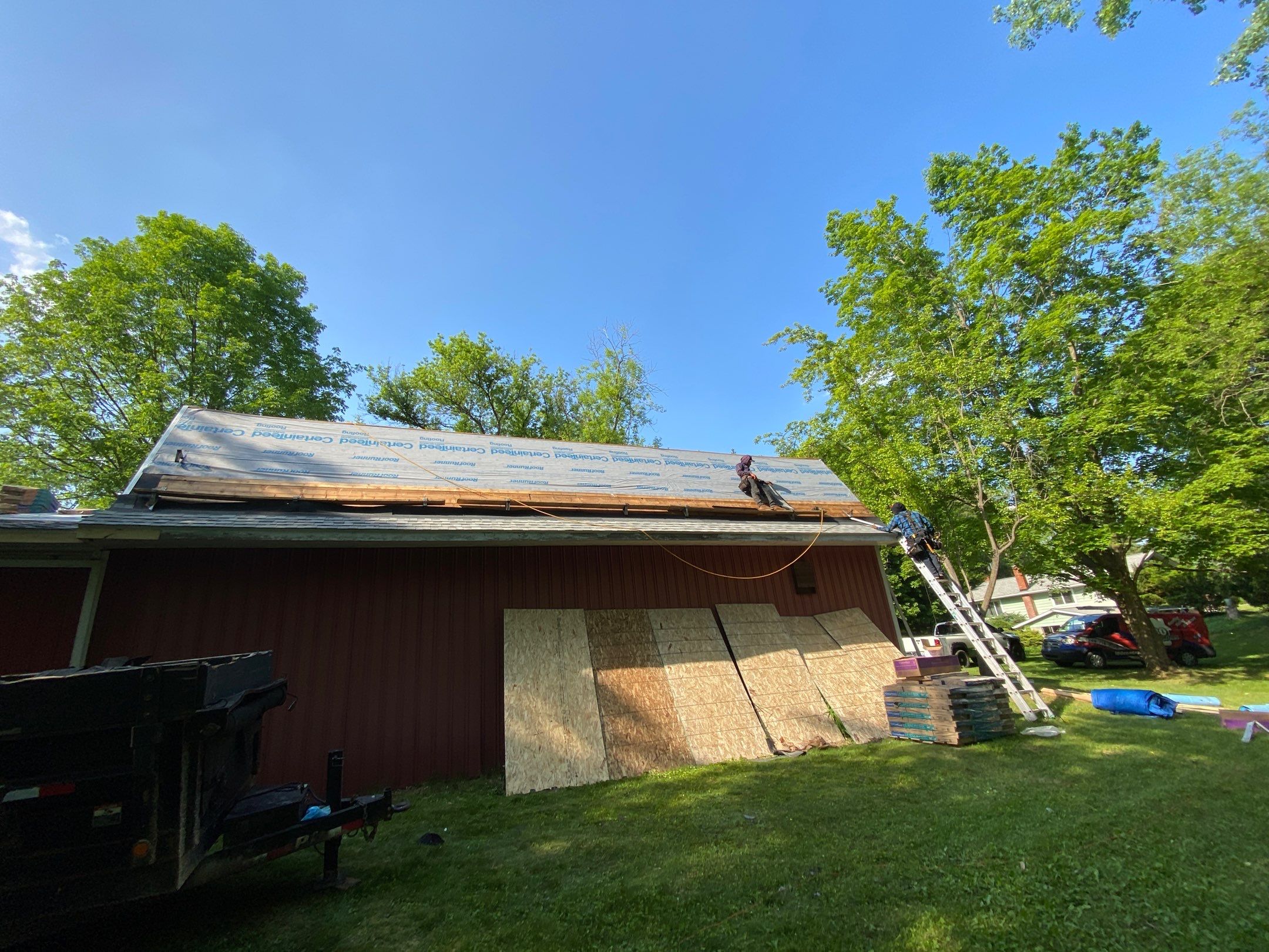 Roof Replacement using CertainTeed Landmark by 180 Contractors