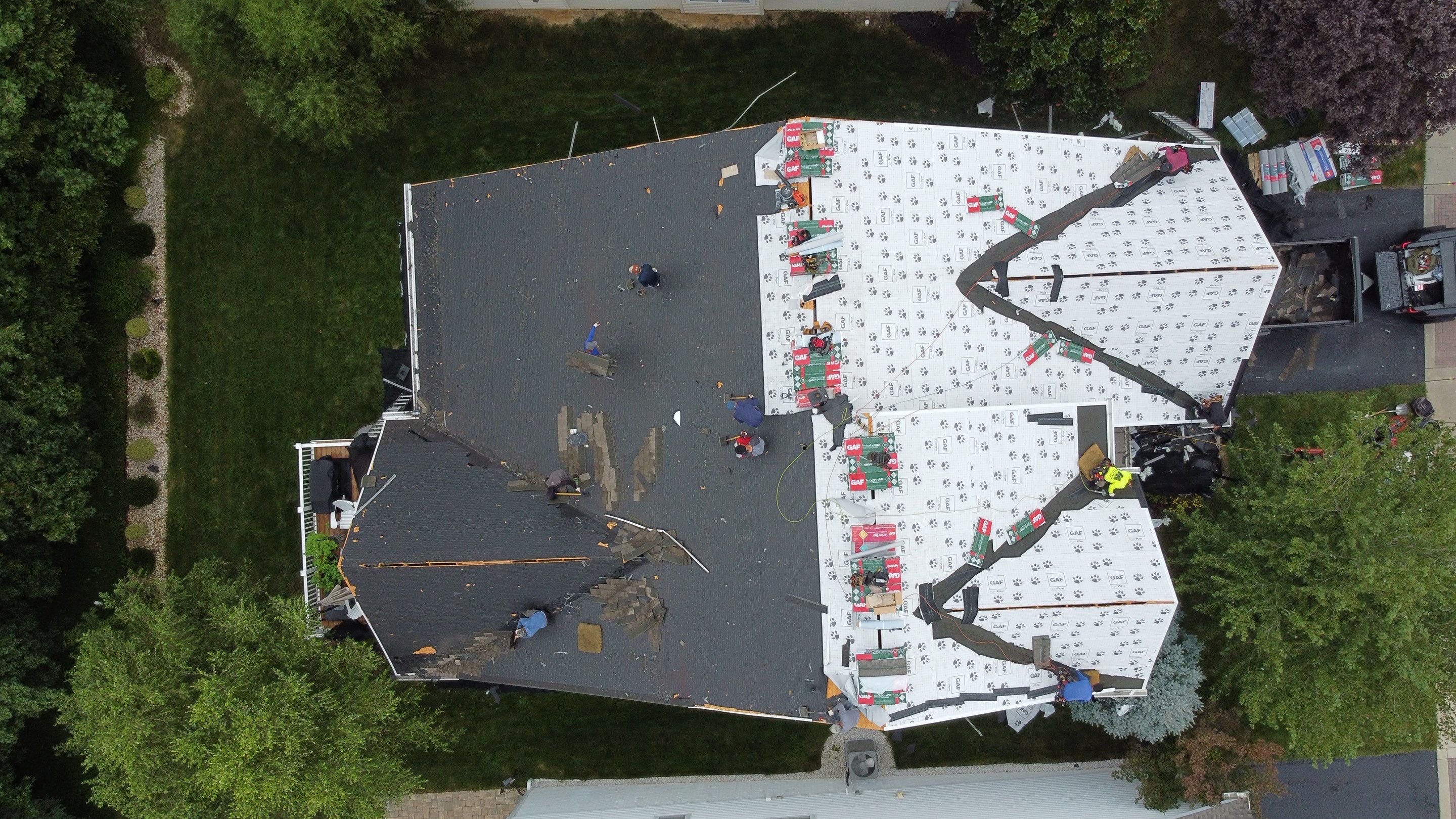 Residential Roofing Installation using GAF Timberline UHDZ by Matter Construction, LLC