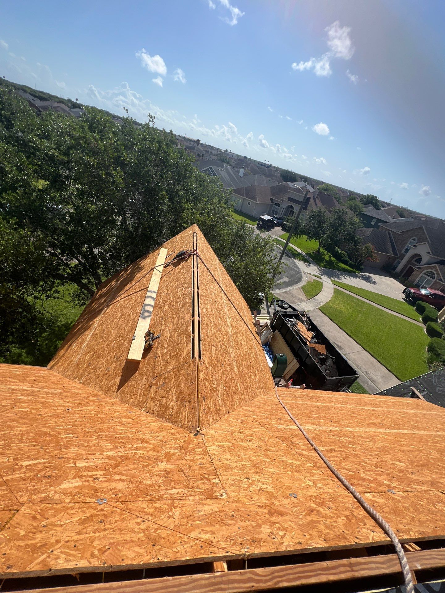 Steep and High...Let's get It! by Bayfront Roofing and Construction