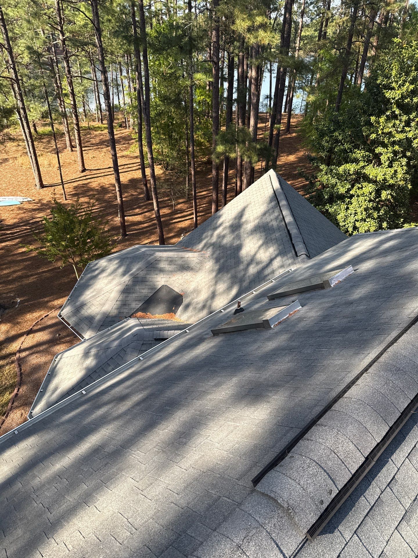 Architectural Shingle Roof Replacement and Skylight Upgrade in Pinehurst by Prepare The Way Roofing