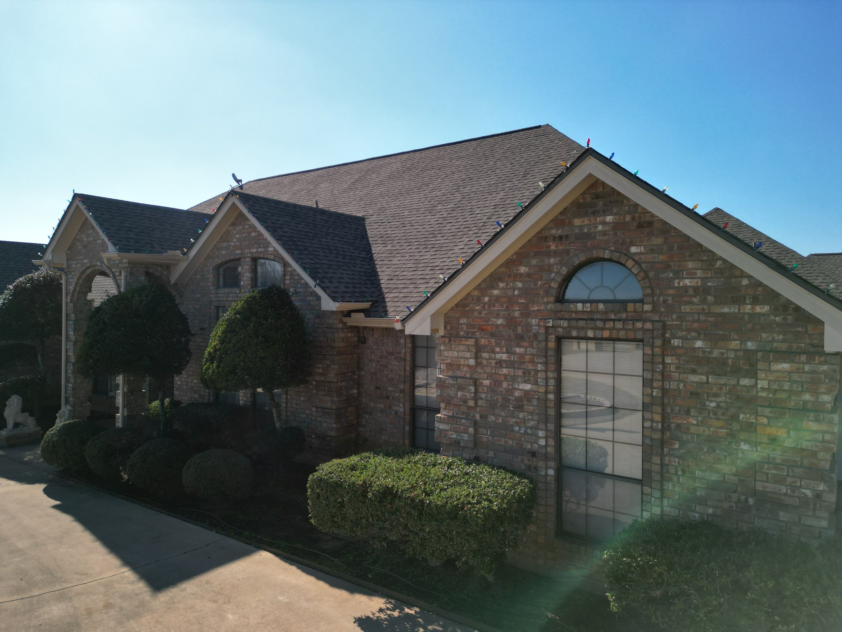 Rendon Forth Worth Texas Large Estate - Roofing Installation using GAF Timberline Armorsheild 2 Class 4 Impact Resistant Shingle System by First United Roofing & Construction