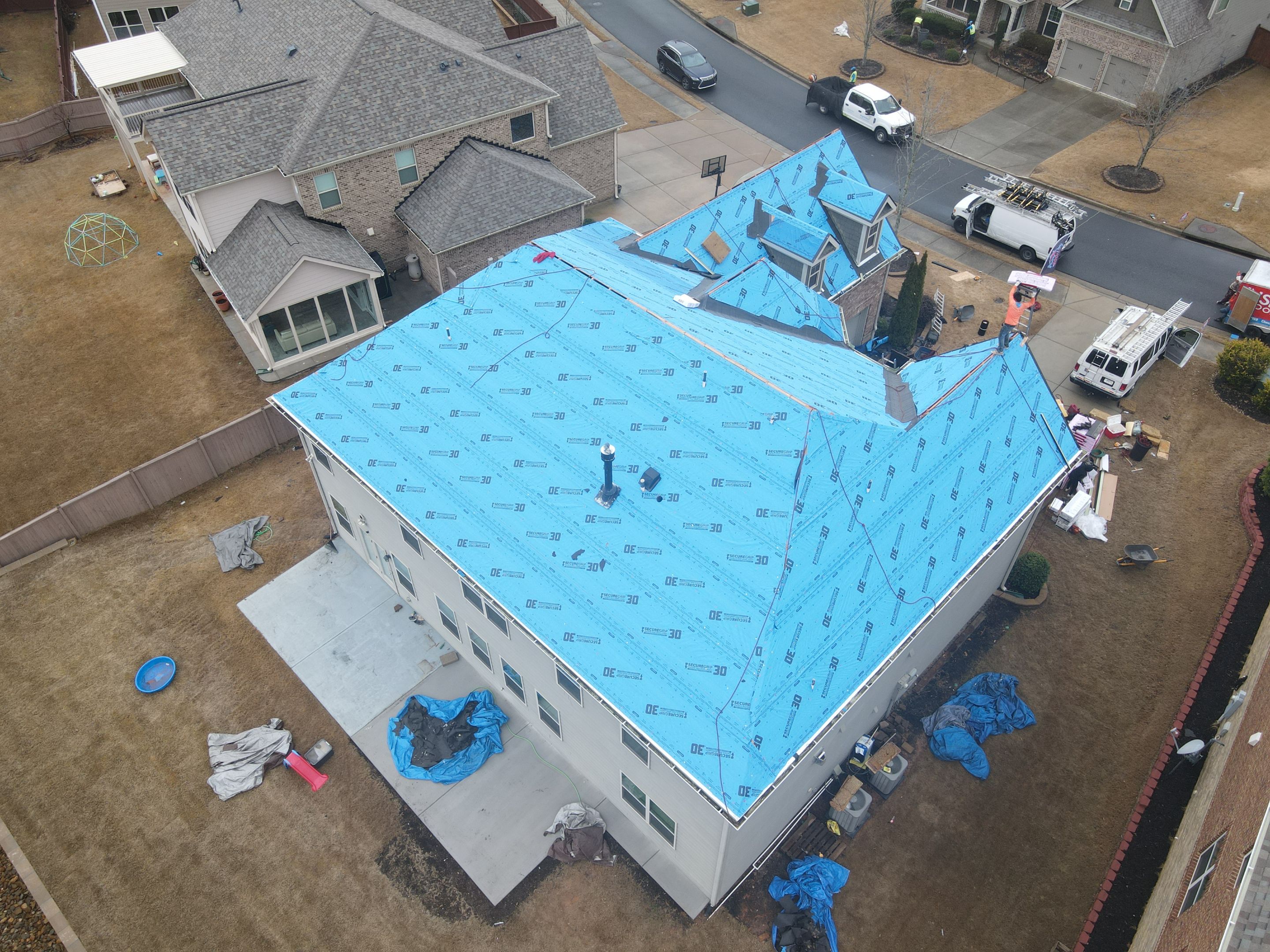 Residential Roofing Installation using Owens Corning by Inspector Roofing and Restoration