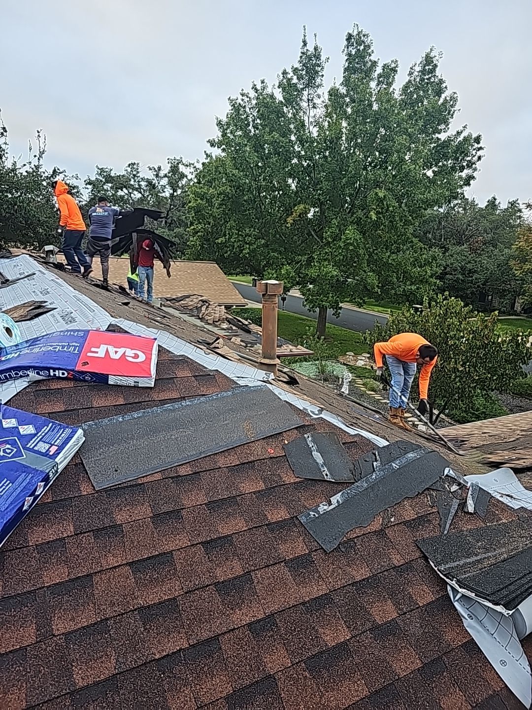Exterior Painting using GAF Timberline HDZ - Georgetown TX by Lighthouse Contractors