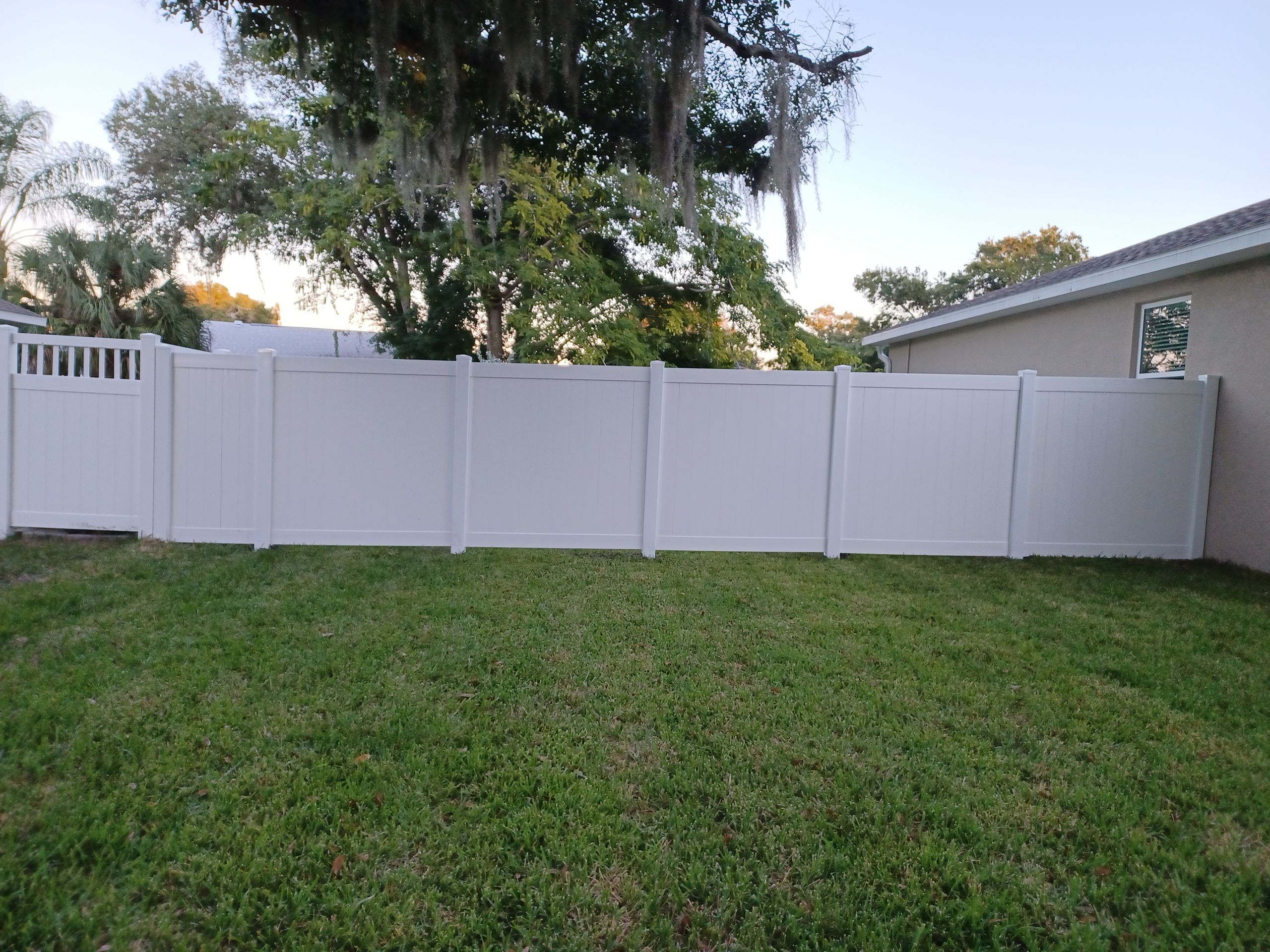 Bradenton FL 6 ft. Tall White Vinyl Privacy Fence by Asap fence and gates, LLC