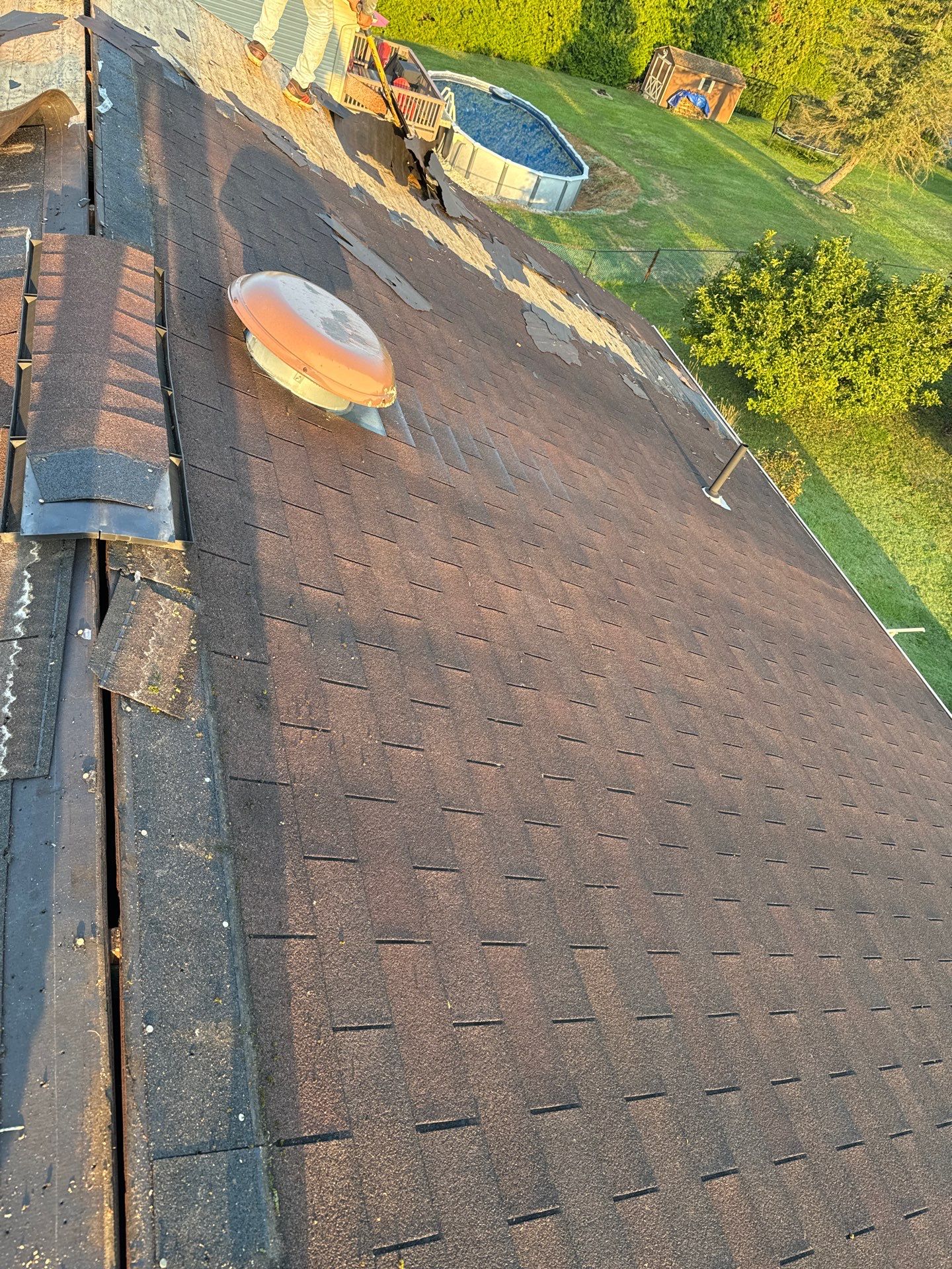 Residential Roofing Installation using GAF HDZ SHINGLES by La Bendicion Contruction Llc