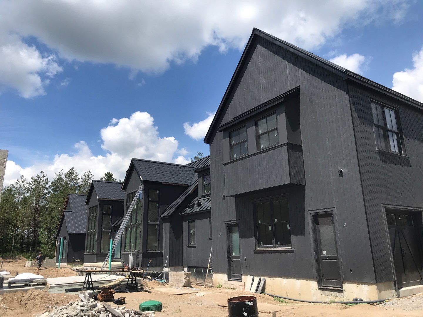 New Home Construction using 16" Standing Seam Panels by Jay Carter Roofing & Sheet Metal