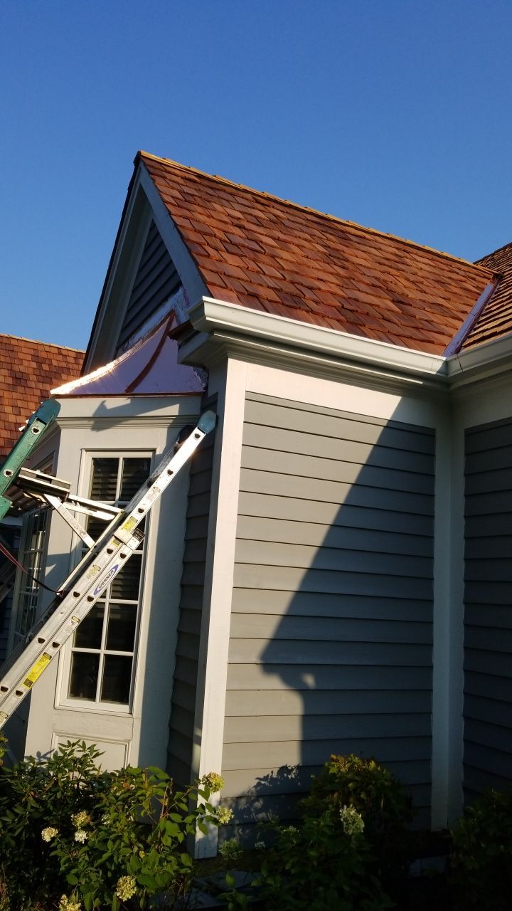 Cedar Roof Installation in Lake Forest by Custom Installations, Inc.