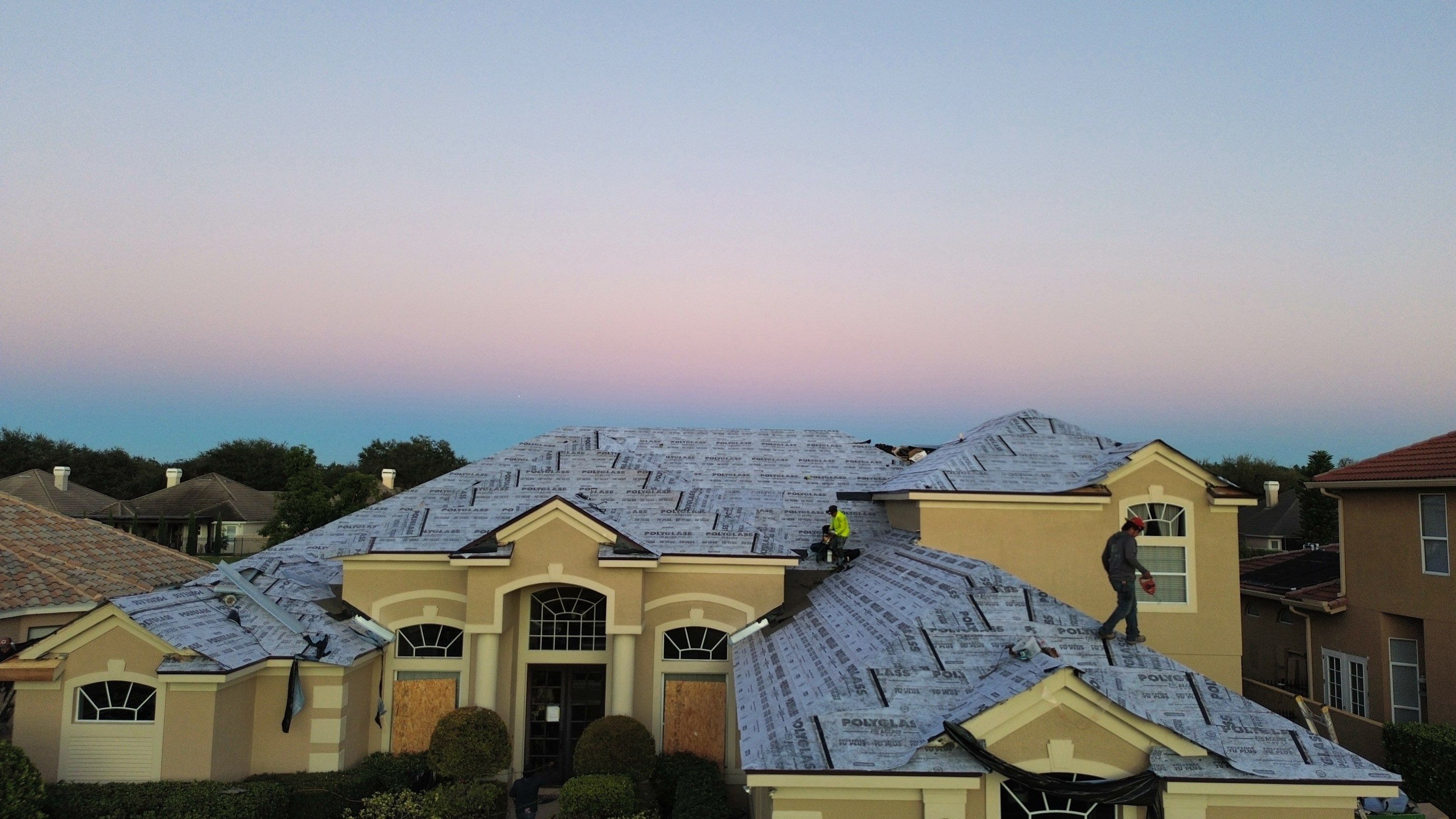 Full Concrete Tile Roof Replacement with Polyglass Underlayment in Orlando by Fortified Roofing Solutions Corp.