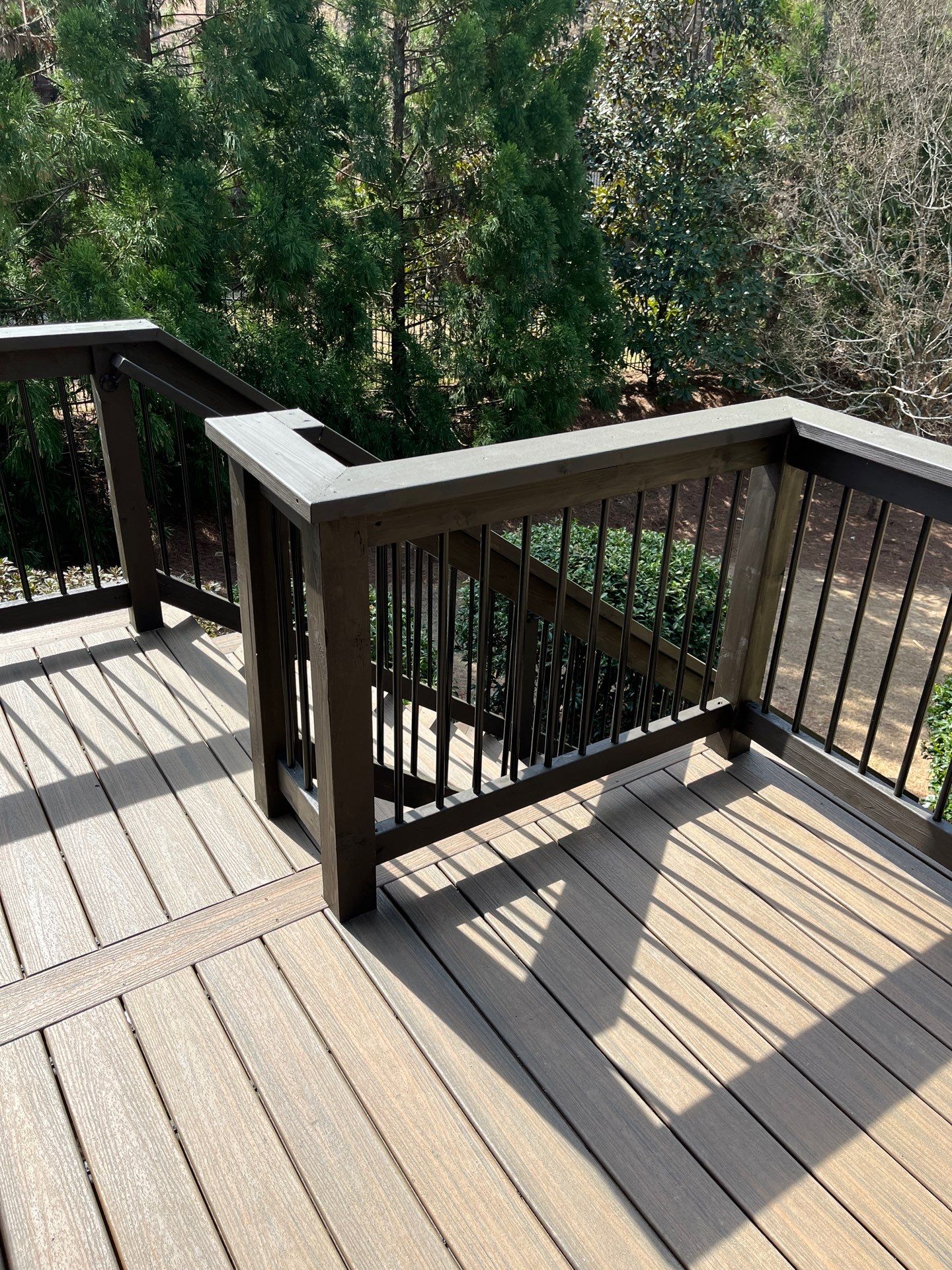 Trex Deck Resurface with New Railing in Atlanta, GA by Nelson Exteriors