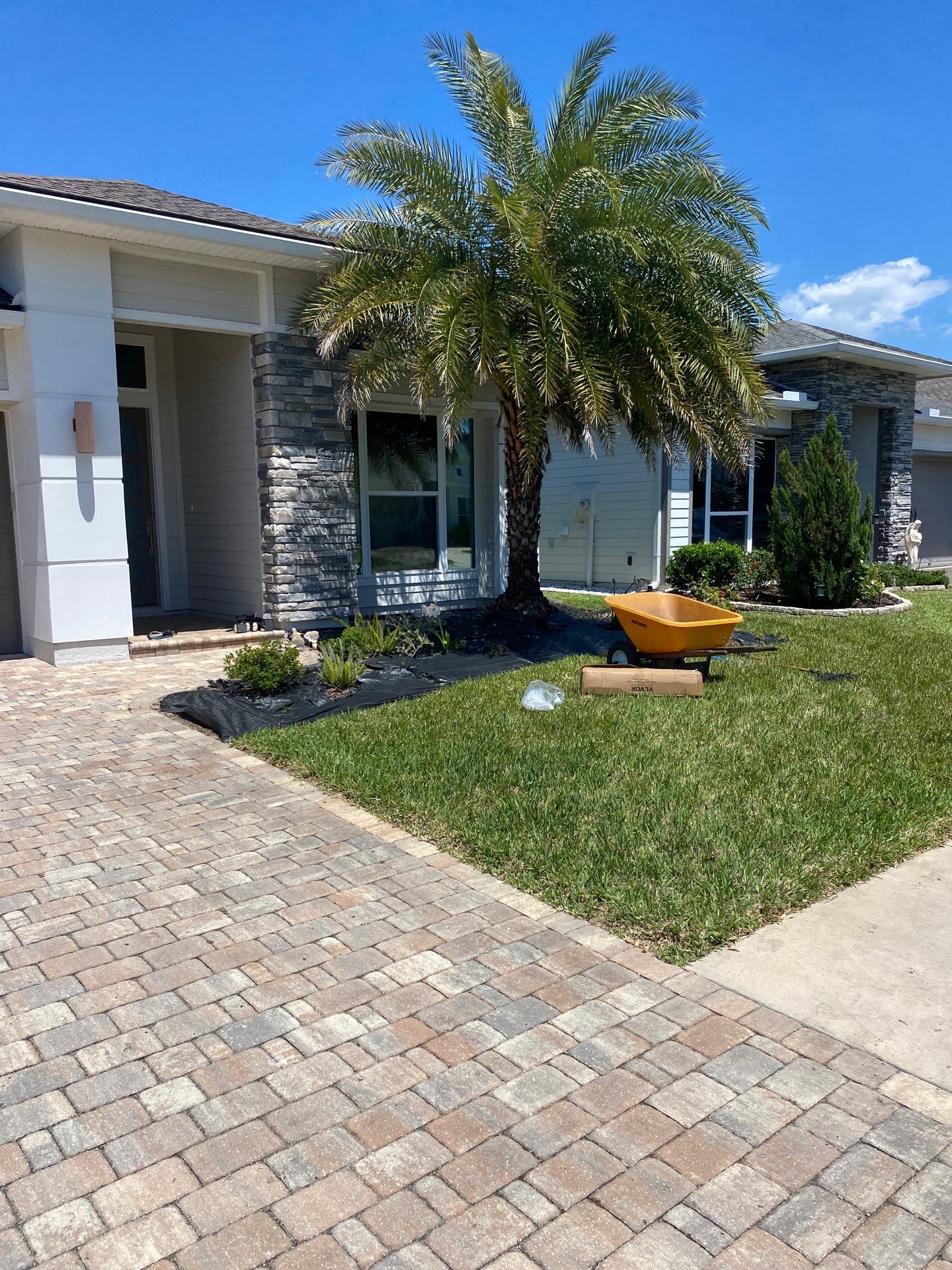 Residential | Clean-up, Sod and Rock Installation by ProGreen Services