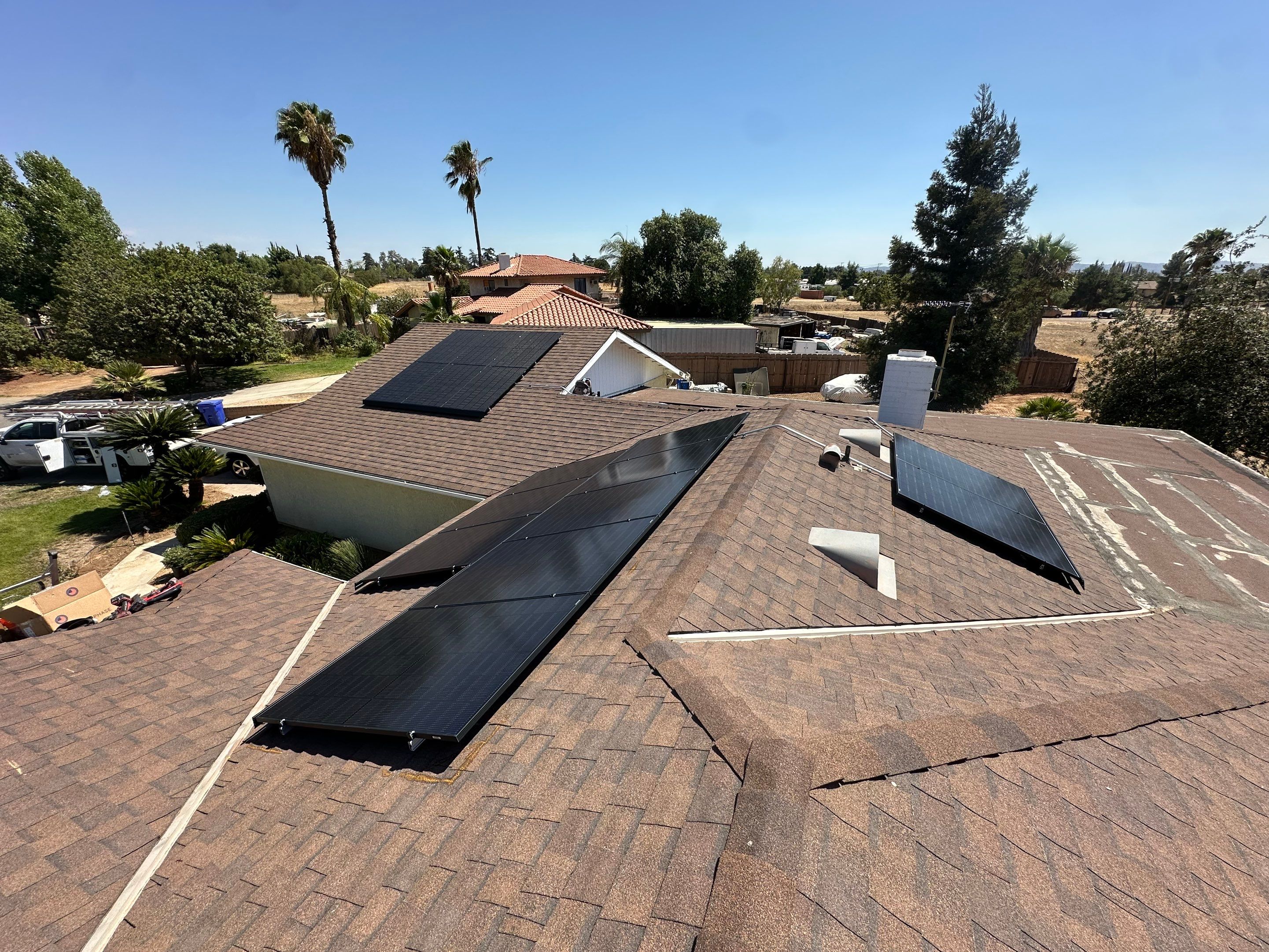 Residential Solar Installation and Enphase Battery Storage in Yucaipa by VIBE SOLAR