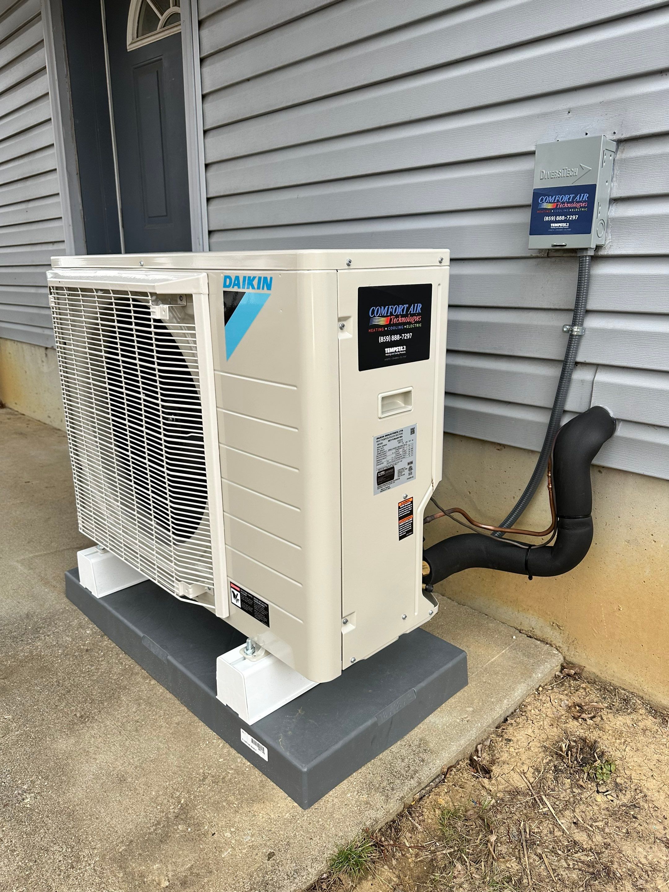Heat Pump & Air Handler Installation using Daikin Fit by Comfort Air Technologies