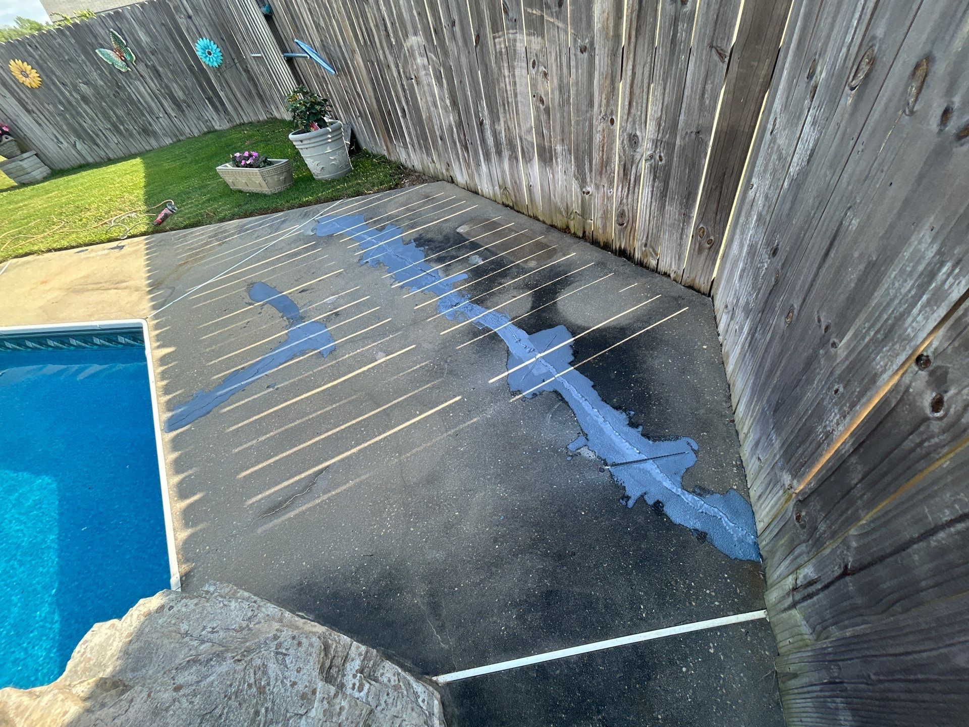 Take a look at how these floors got in shape for Summer! by Deese Elite Concrete Coatings
