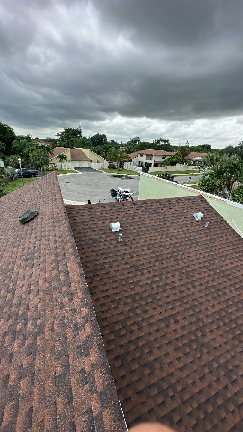 Residential Shingle Roof Installation With Sheathing Repairs in Delray Beach by AJF ROOFING INC