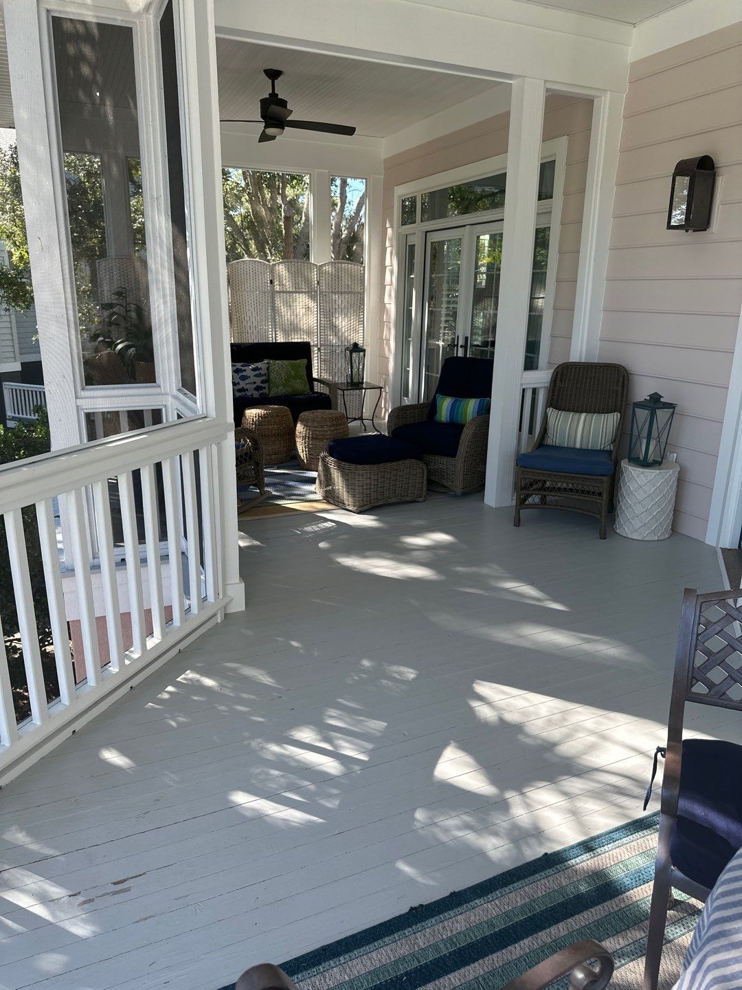 Painted Deck using AcryFin by DuraSeal