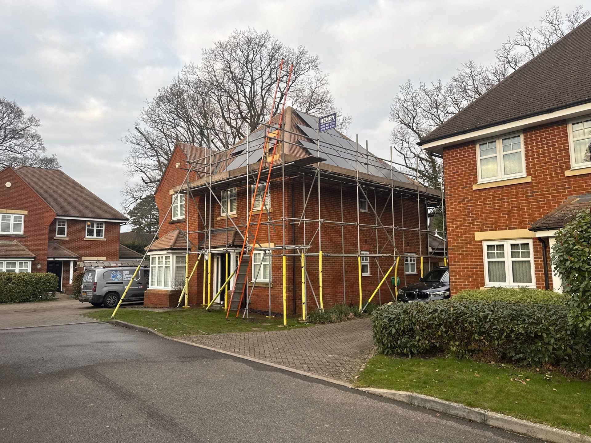 Roof Clean Before Solar Panels using Honda 15lpm Low Pressure Washing Machine by Ges Exterior Cleaning ltd