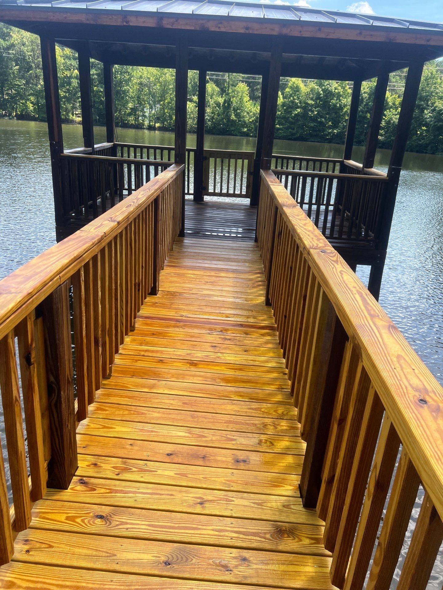 Dock using Wood Sealant by DuraSeal