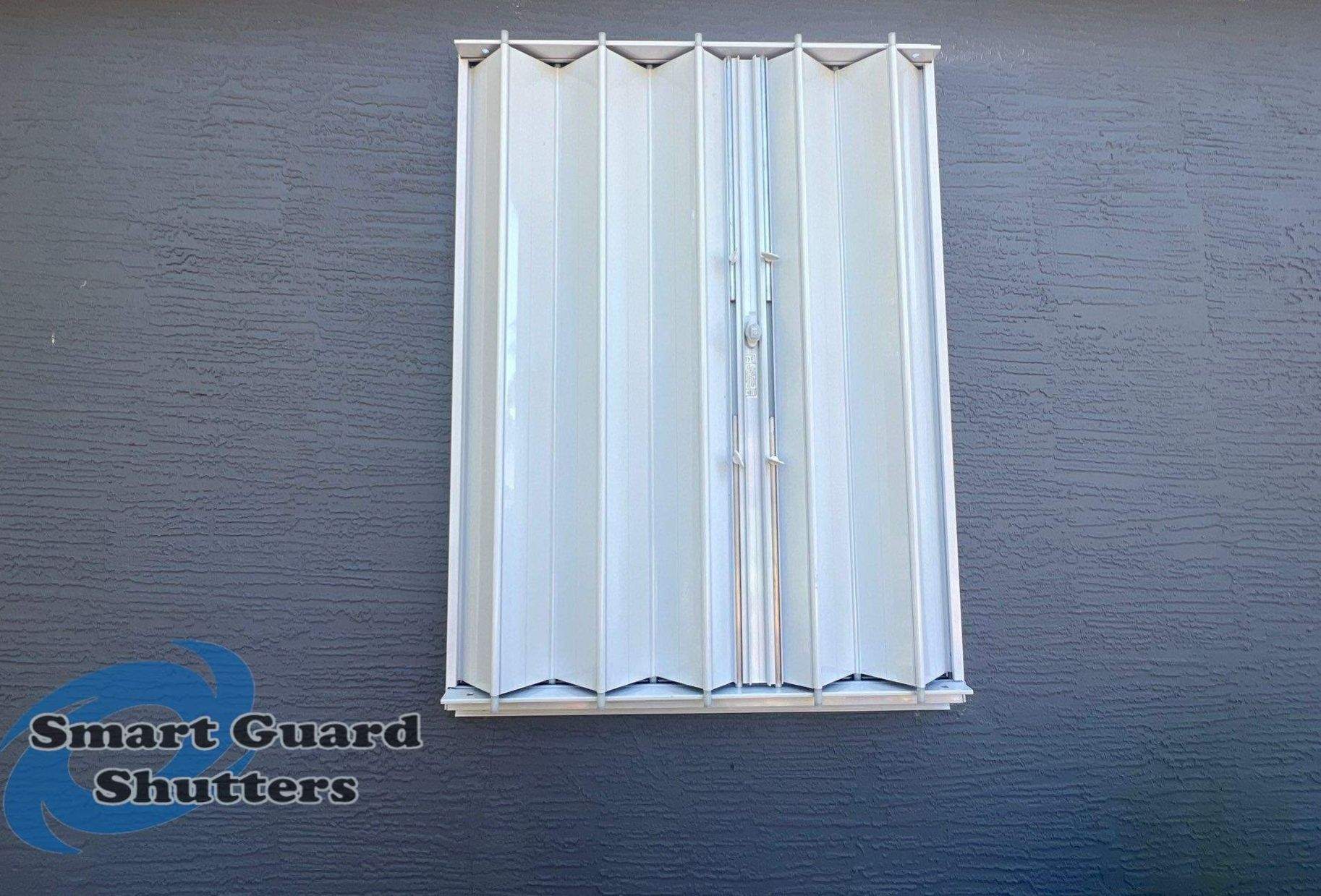 Hurricane Protection in White by Smart Guard Shutters