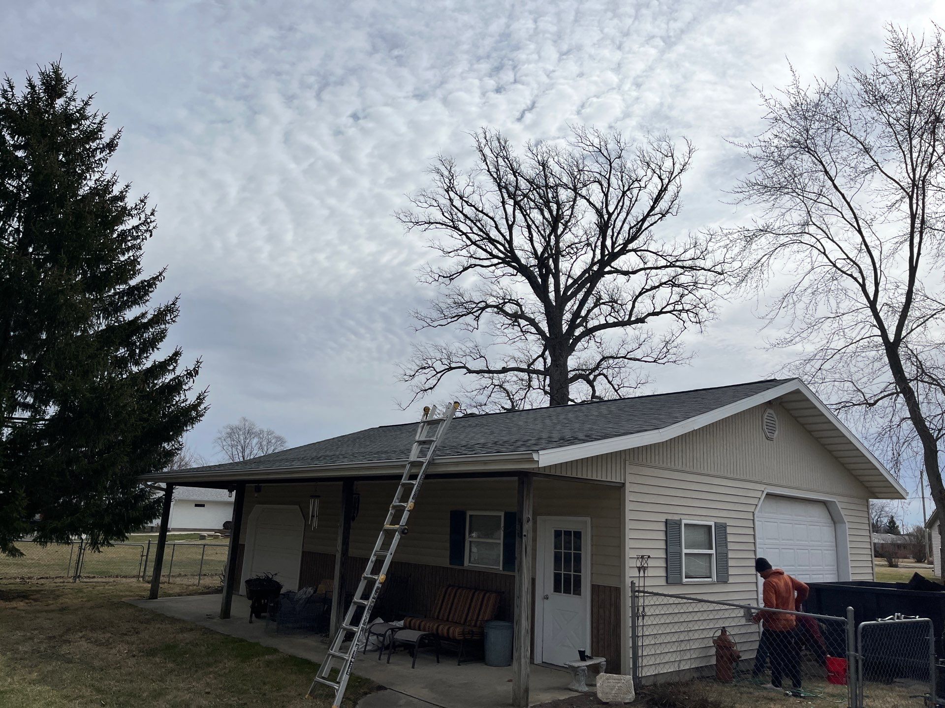 Residential Roofing Installation using GAF Timberline HDZ Slate by Nitro Roofing and Construction